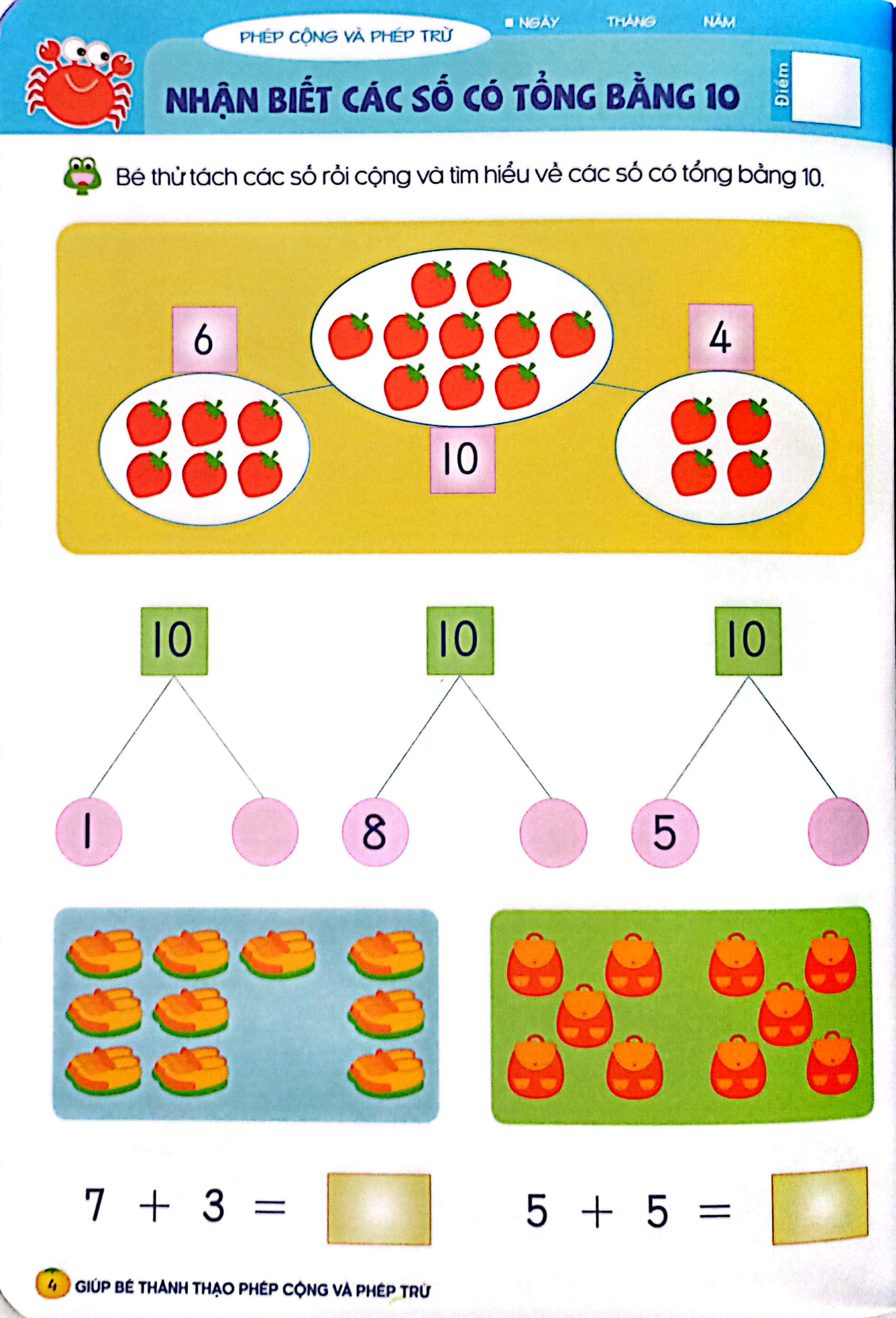 tư duy toán học hàn quốc - giúp bé thành thạo phép cộng và phép trừ
