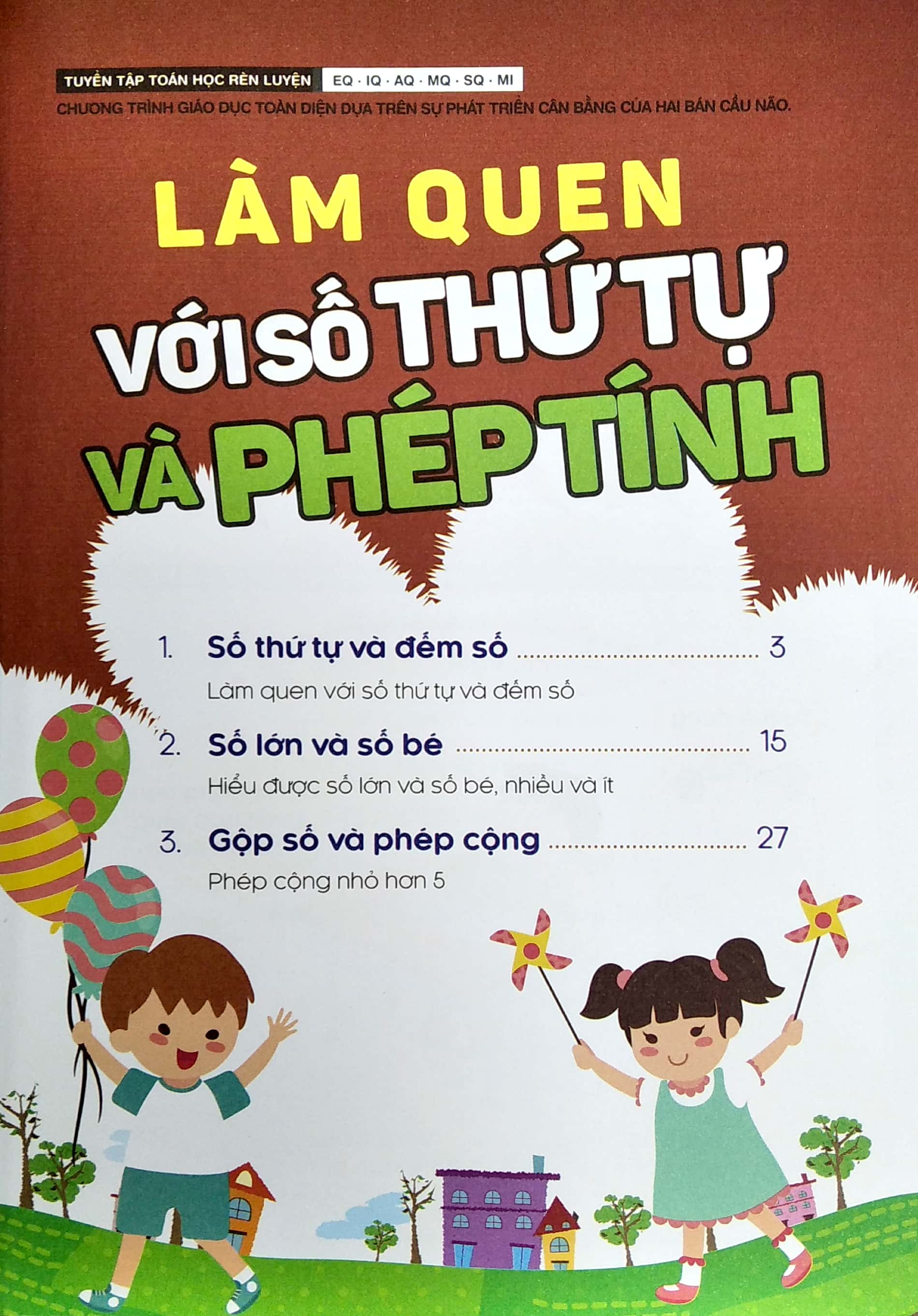 tư duy toán học hàn quốc - làm quen với số thứ tự và phép tính