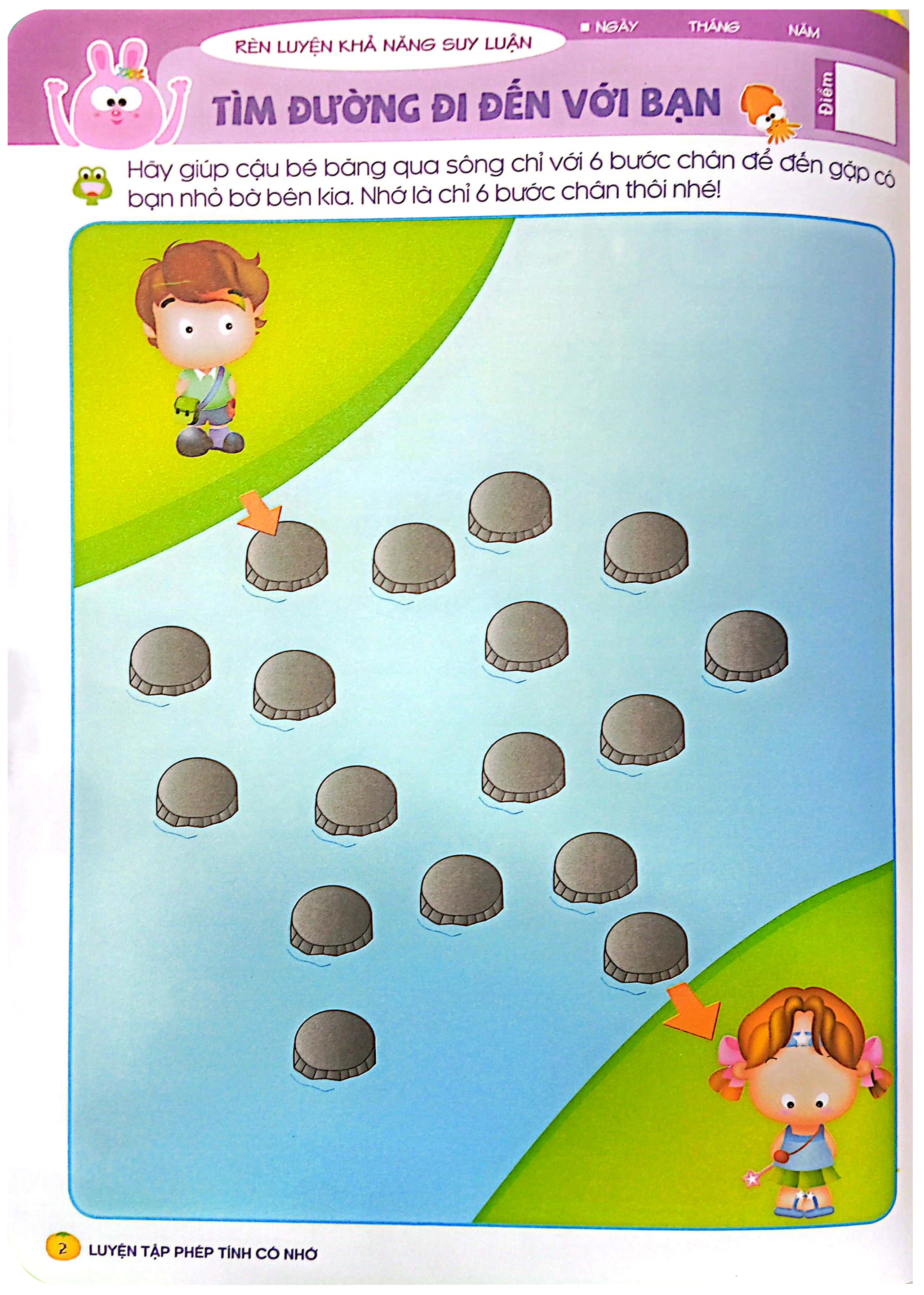 tư duy toán học hàn quốc - luyện tập phép tính có nhớ