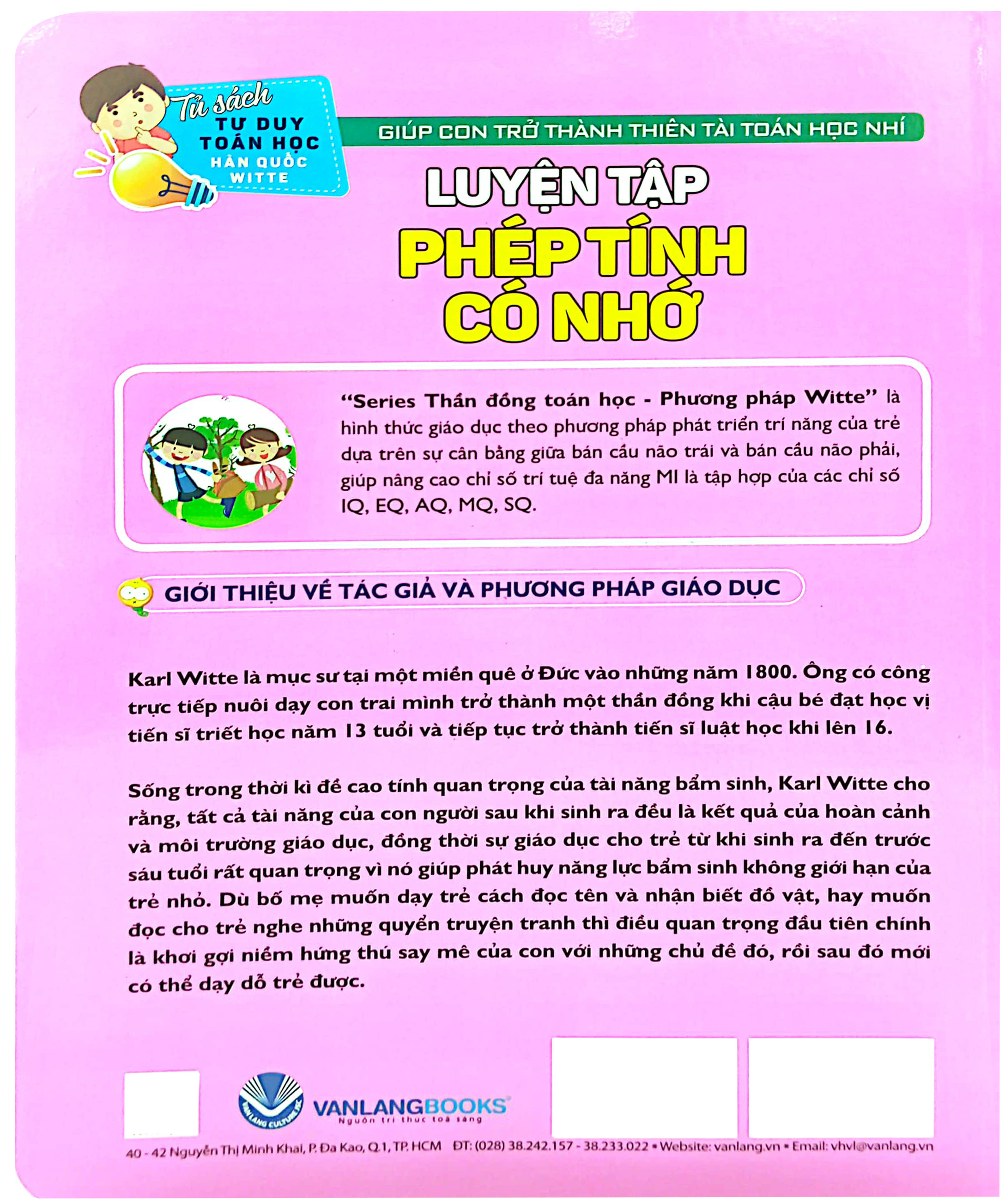 tư duy toán học hàn quốc - luyện tập phép tính có nhớ