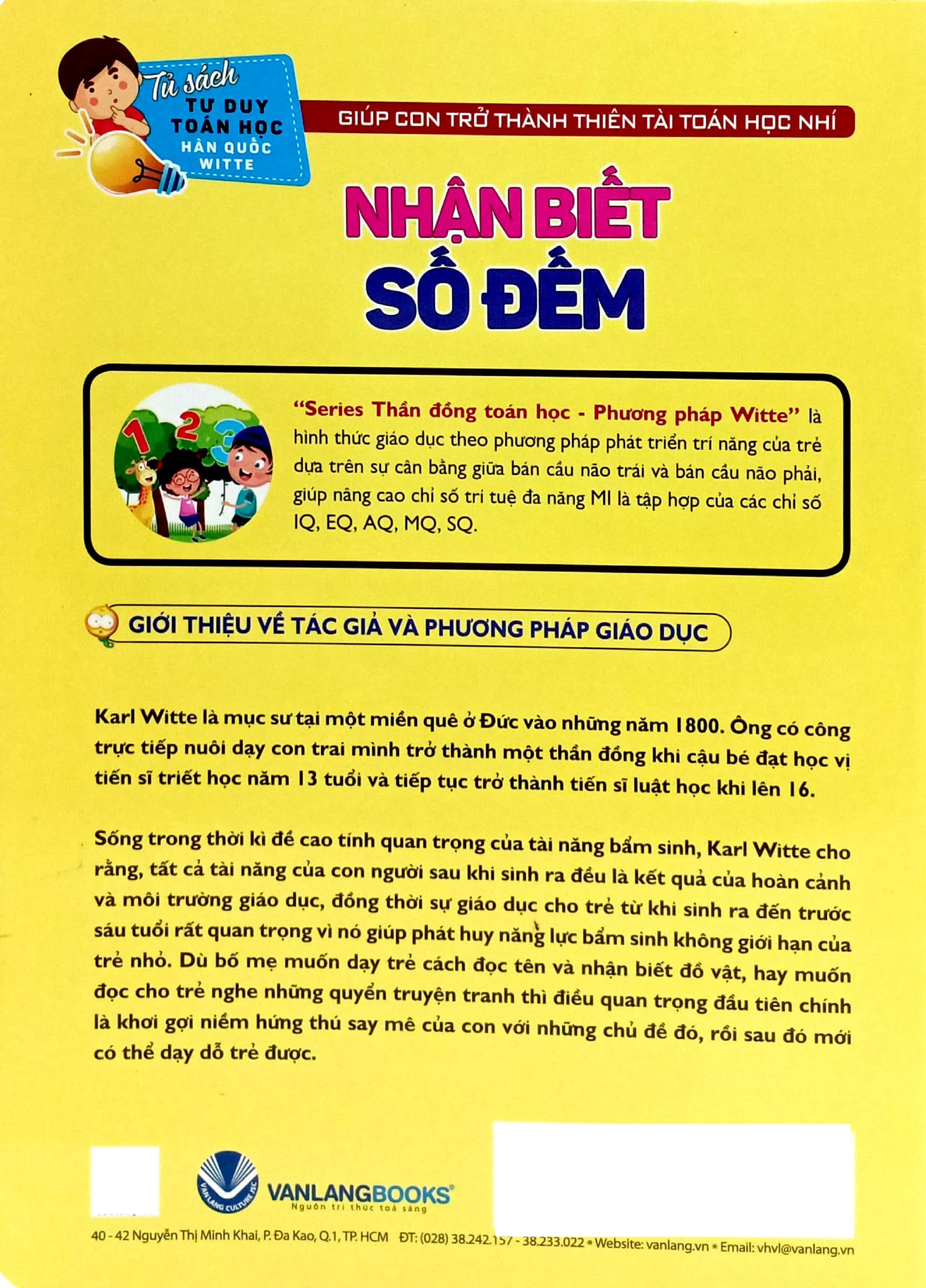 tư duy toán học hàn quốc - nhận biết số đếm