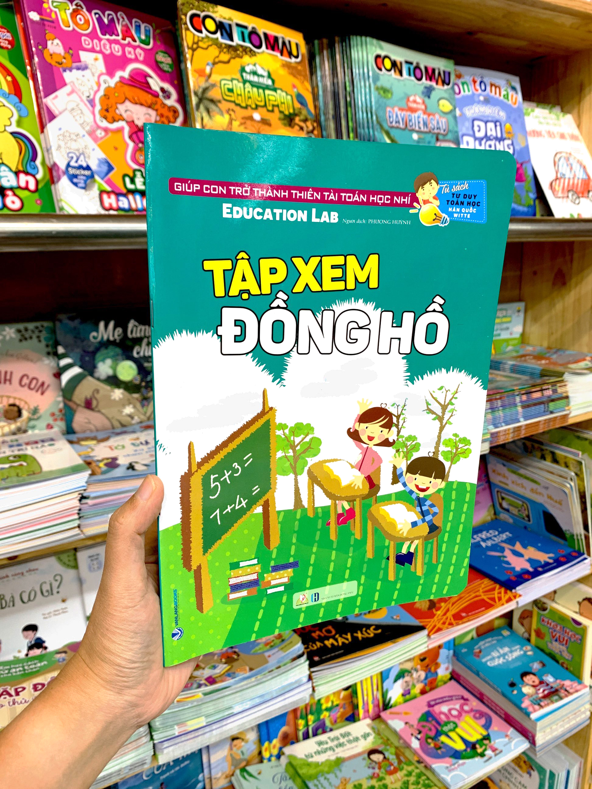 tư duy toán học hàn quốc - tập xem đồng hồ