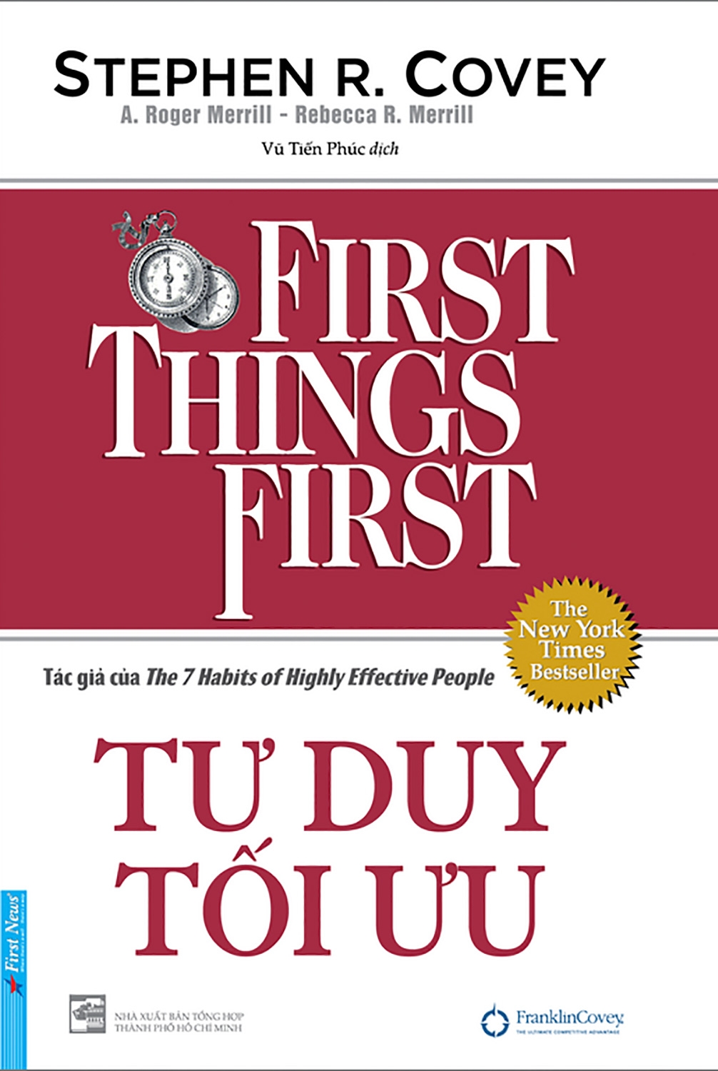 tư duy tối ưu - first things first (bìa cứng)