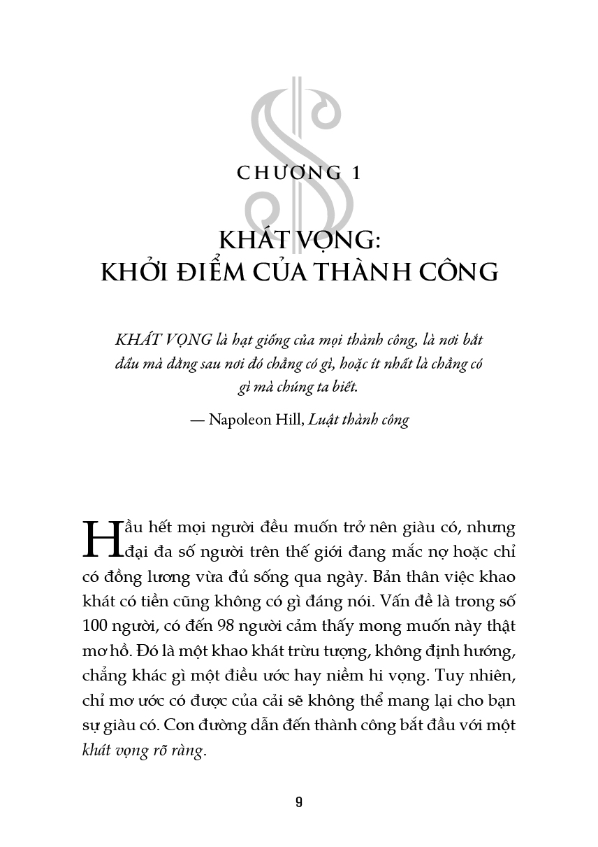 tư duy triệu phú - ý thức về tiền và biến khát vọng thành sự giàu sang