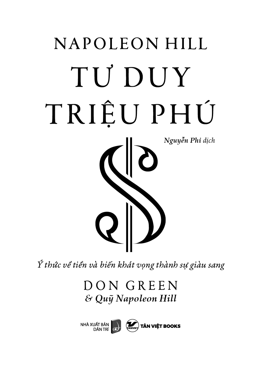 tư duy triệu phú - ý thức về tiền và biến khát vọng thành sự giàu sang