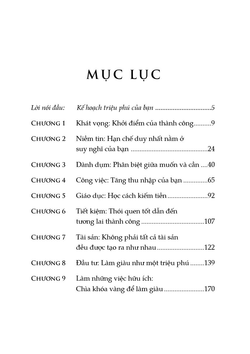tư duy triệu phú - ý thức về tiền và biến khát vọng thành sự giàu sang