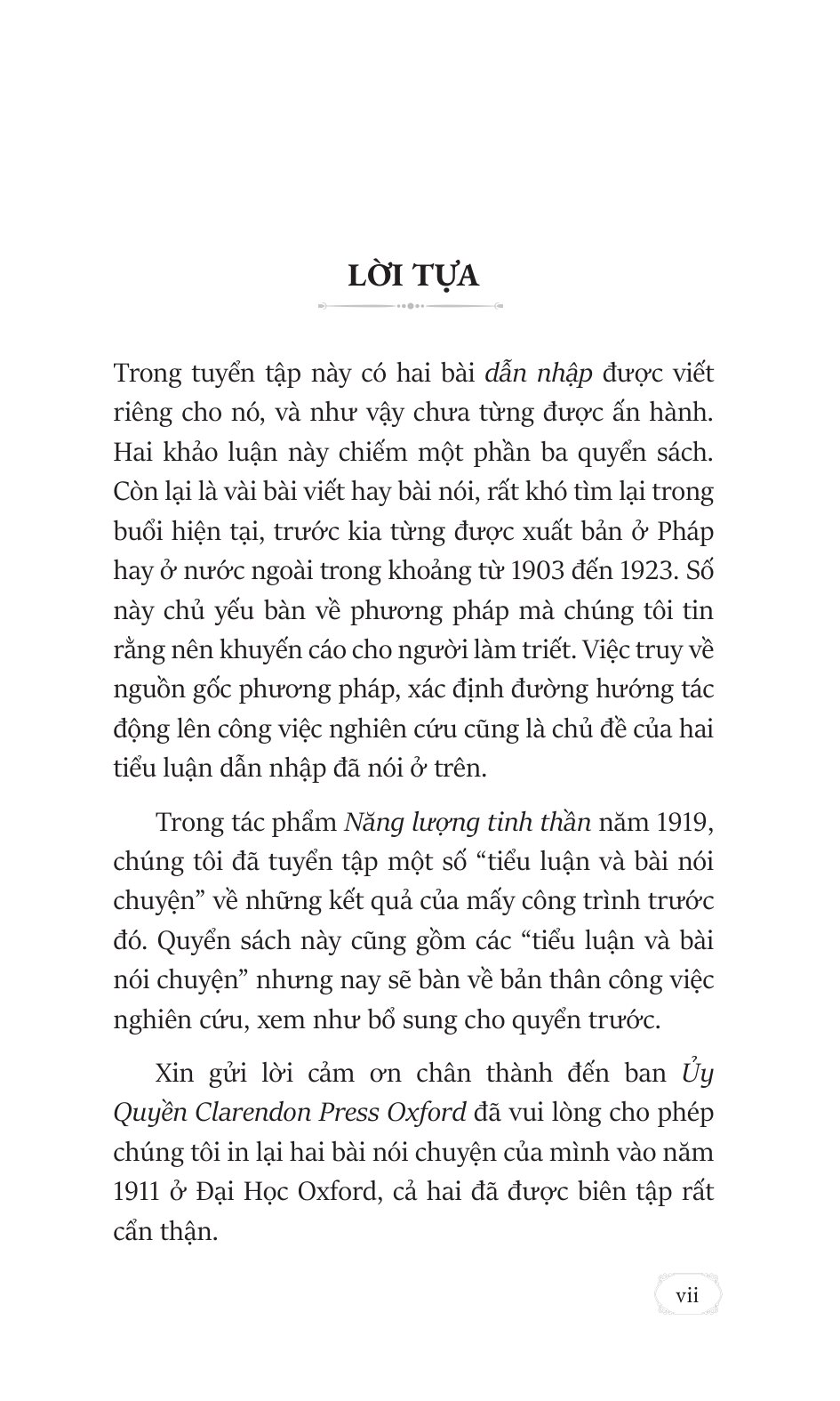 Tư Duy Và Chuyển Động - La Pensée Et Le Mouvant - Bìa Cứng