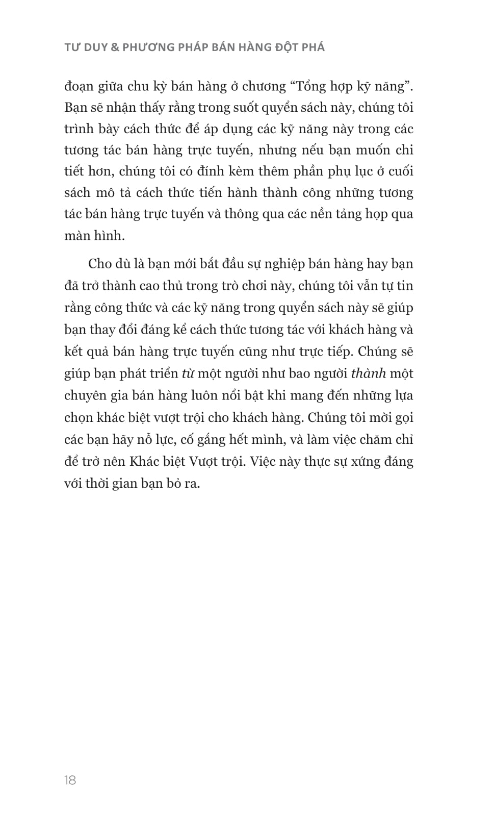 Tư Duy Và Phương Pháp Bán Hàng Đột Phá - Strikingly Different Selling