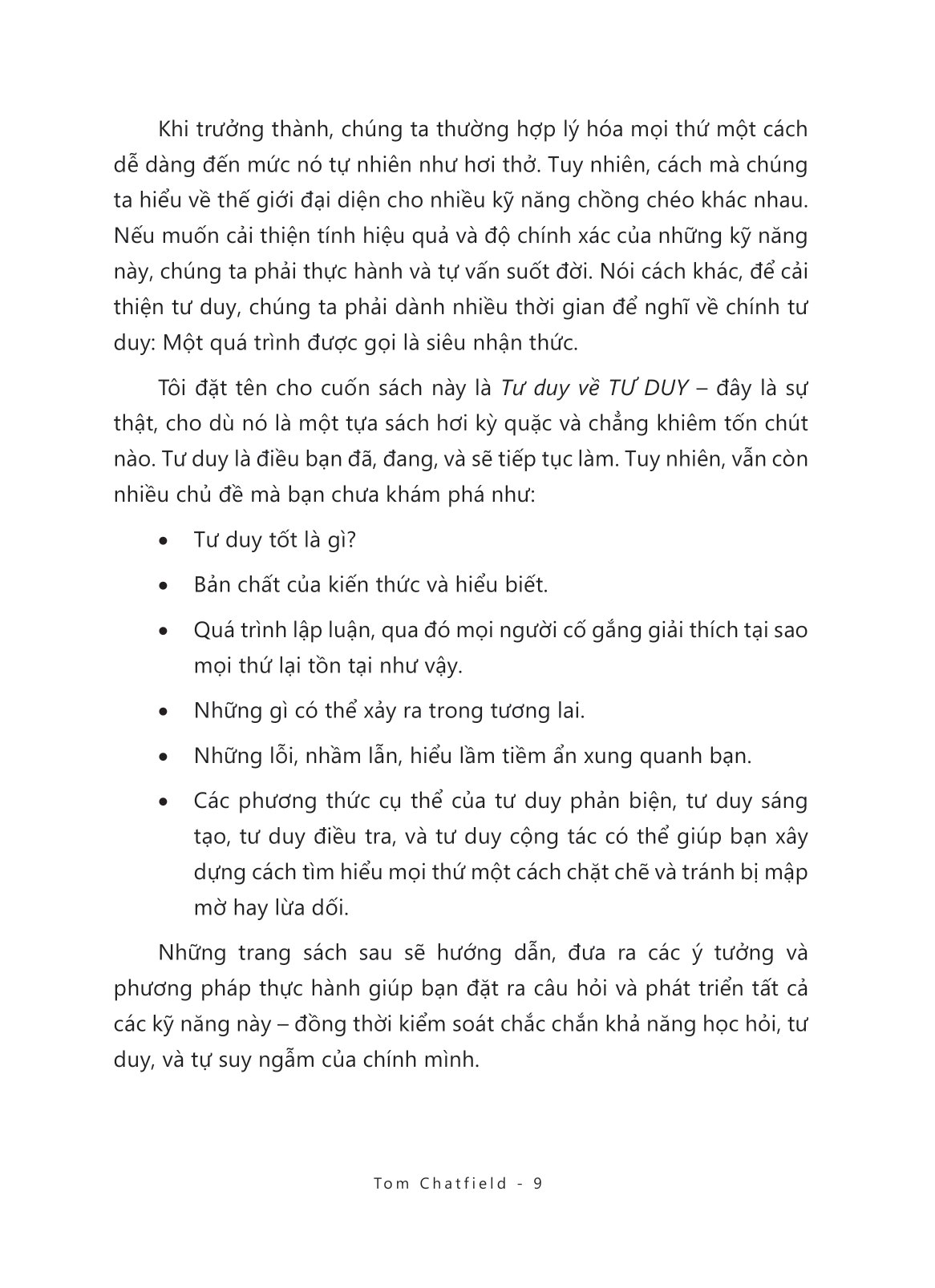 tư duy về tư duy