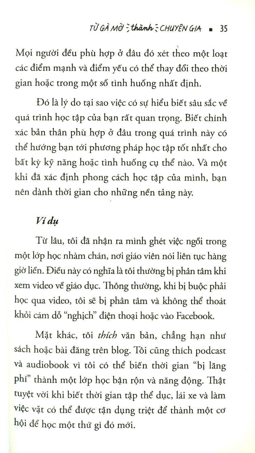 từ gà mờ thành chuyên gia