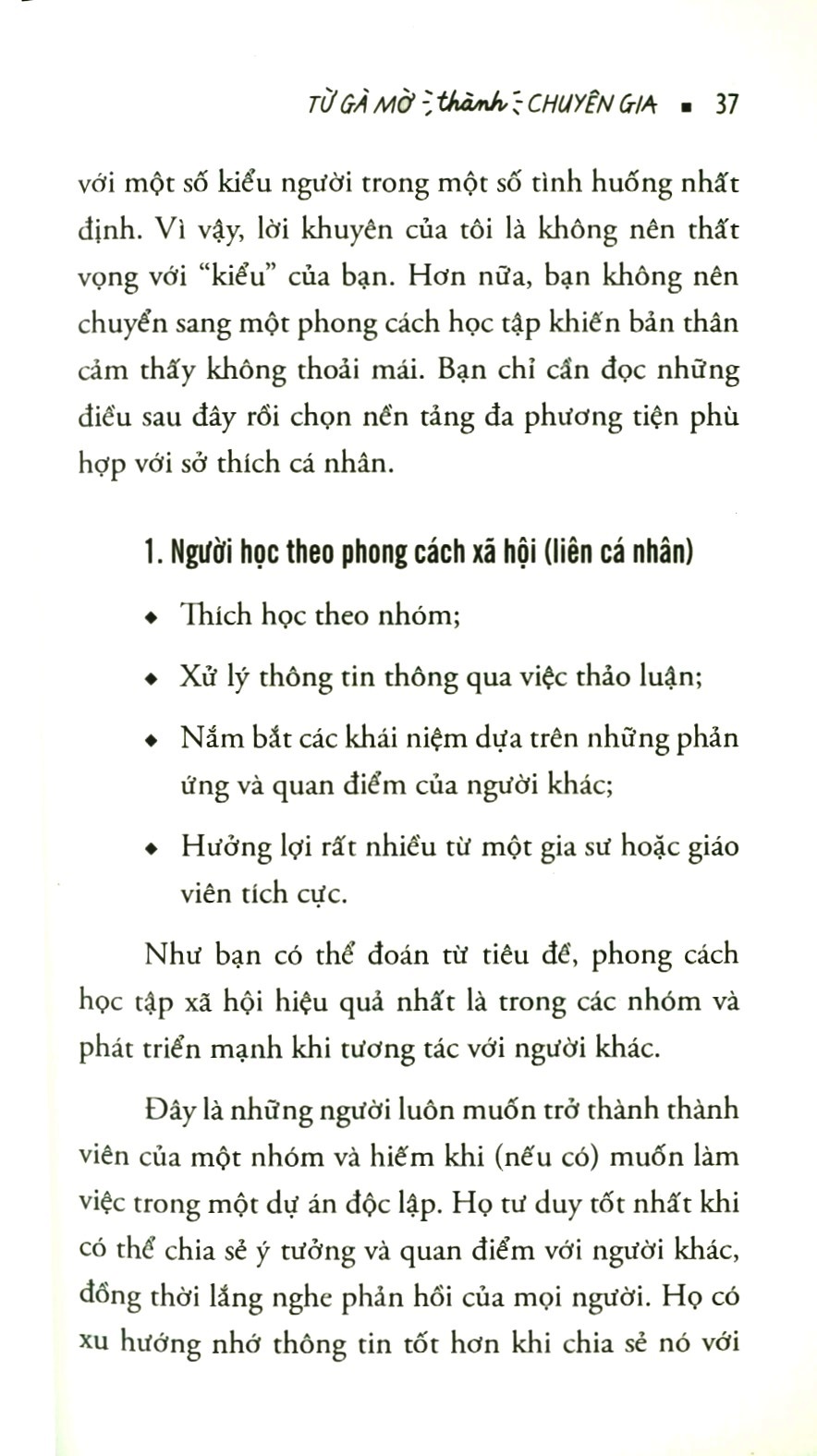 từ gà mờ thành chuyên gia