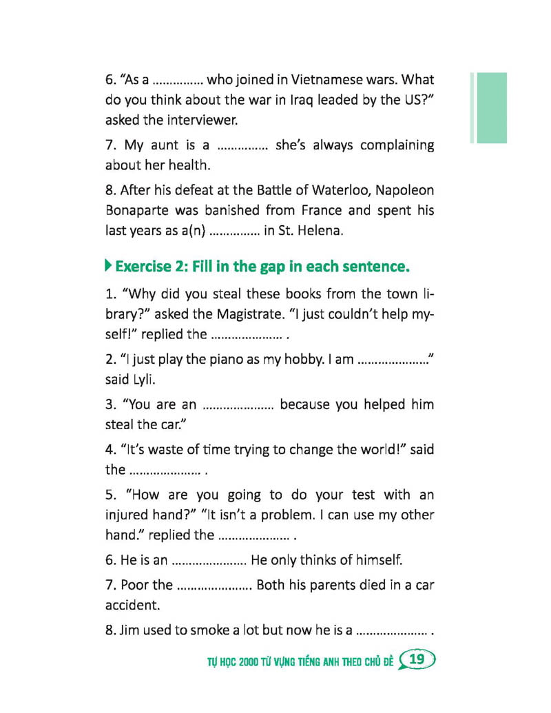 tự học 2000 từ vựng tiếng anh theo chủ đề (tái bản)