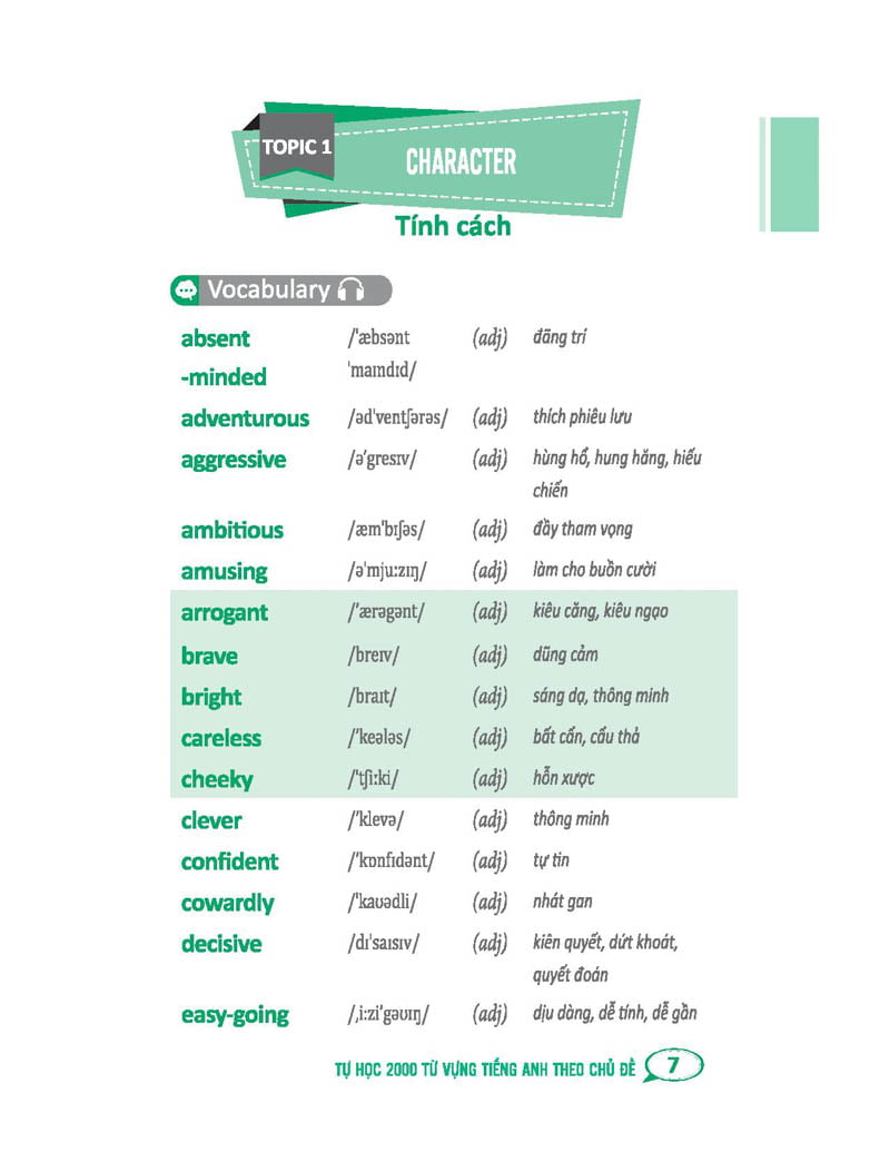tự học 2000 từ vựng tiếng anh theo chủ đề (tái bản)