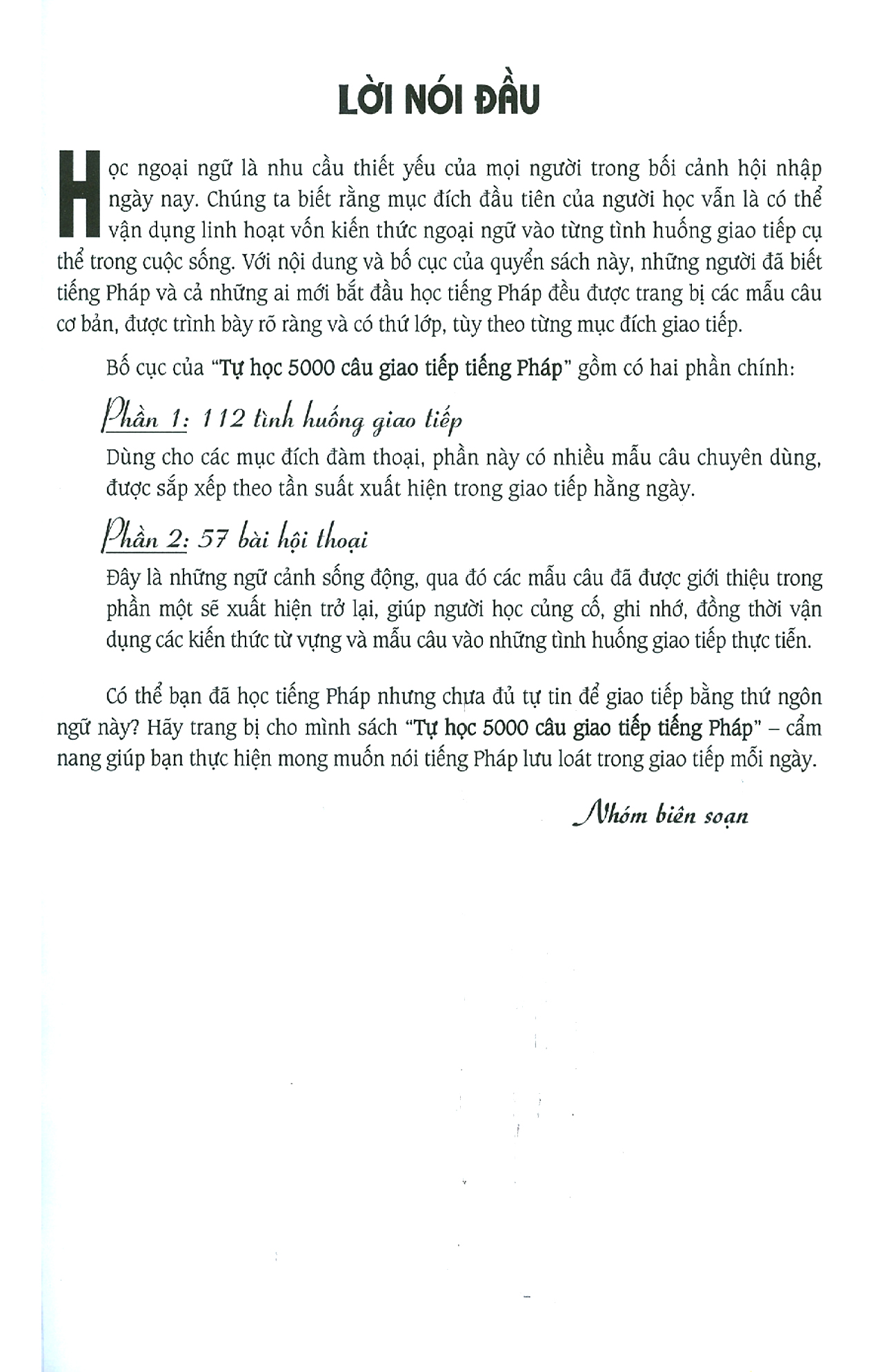 tự học 5000 câu giao tiếp tiếng pháp