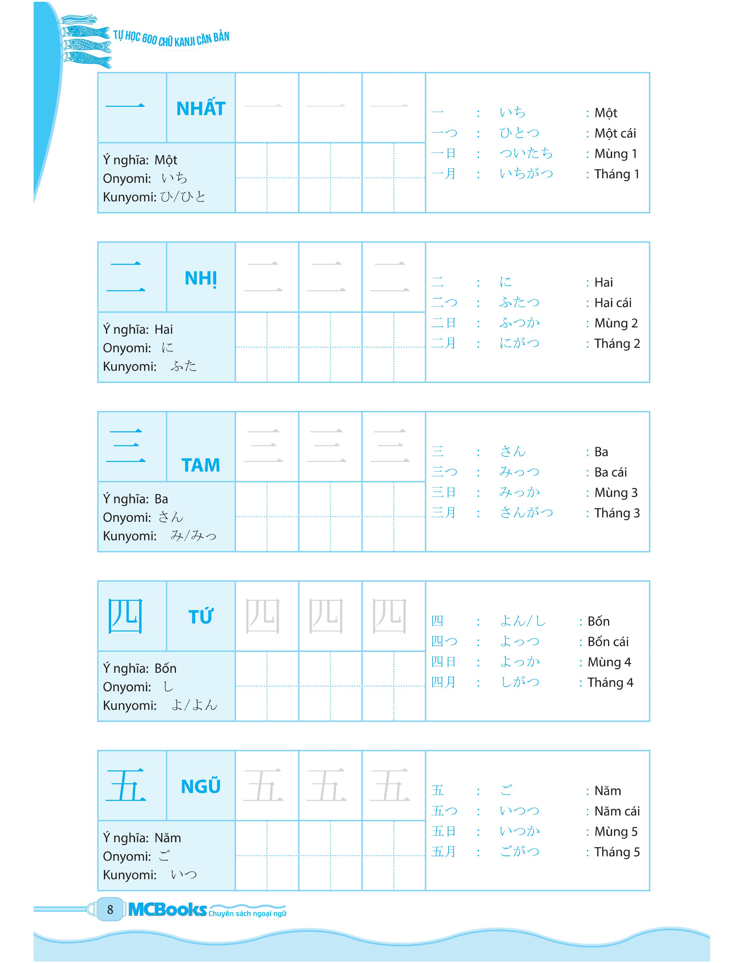 tự học 600 chữ kanji căn bản (tái bản)