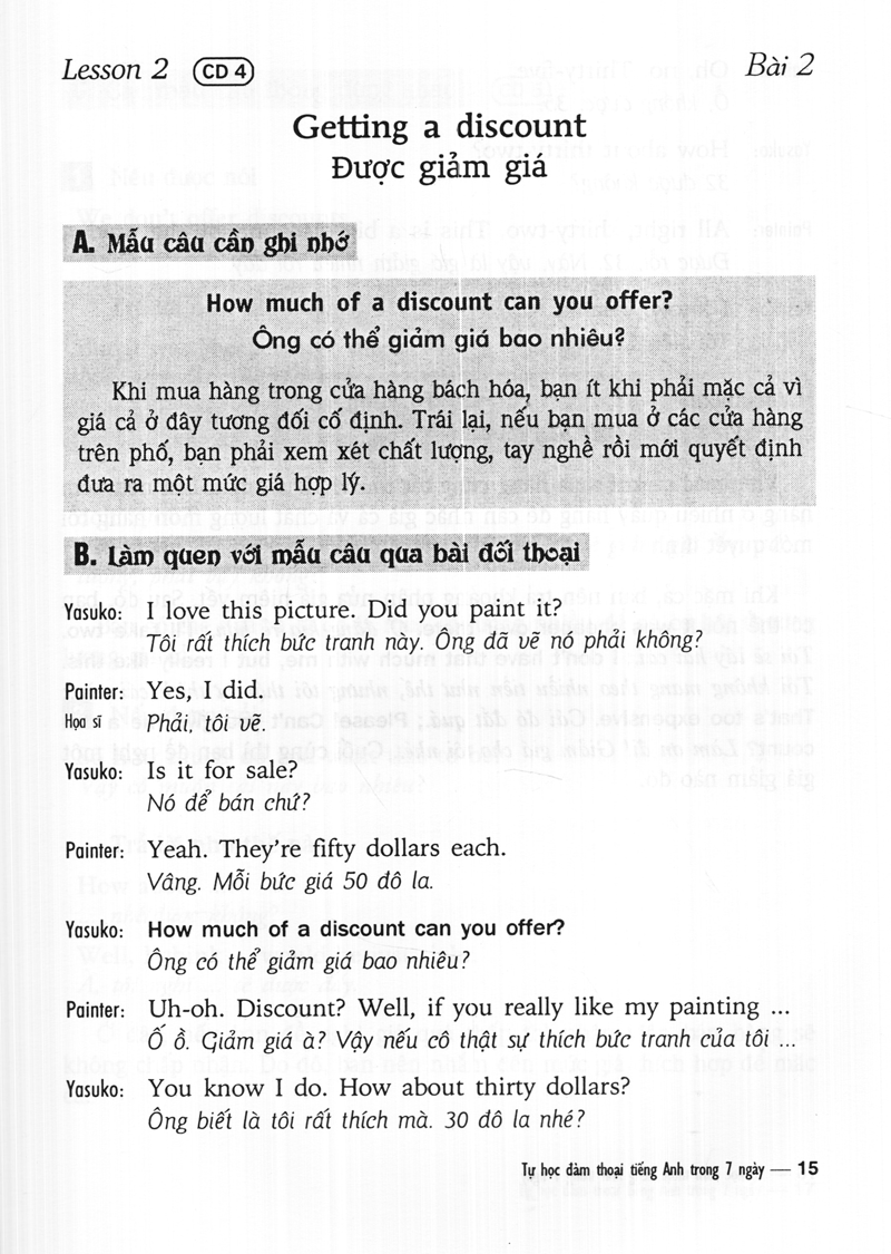 tự học đàm thoại tiếng anh trong 7 ngày (kèm cd)