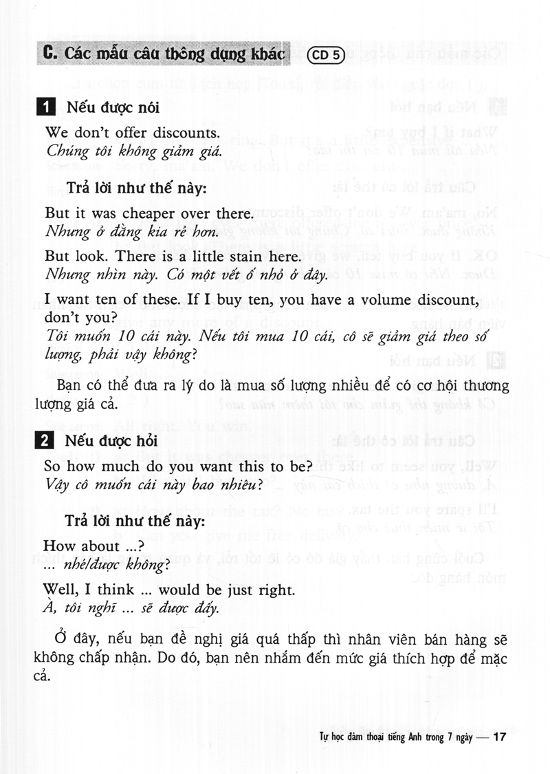 tự học đàm thoại tiếng anh trong 7 ngày (kèm cd)