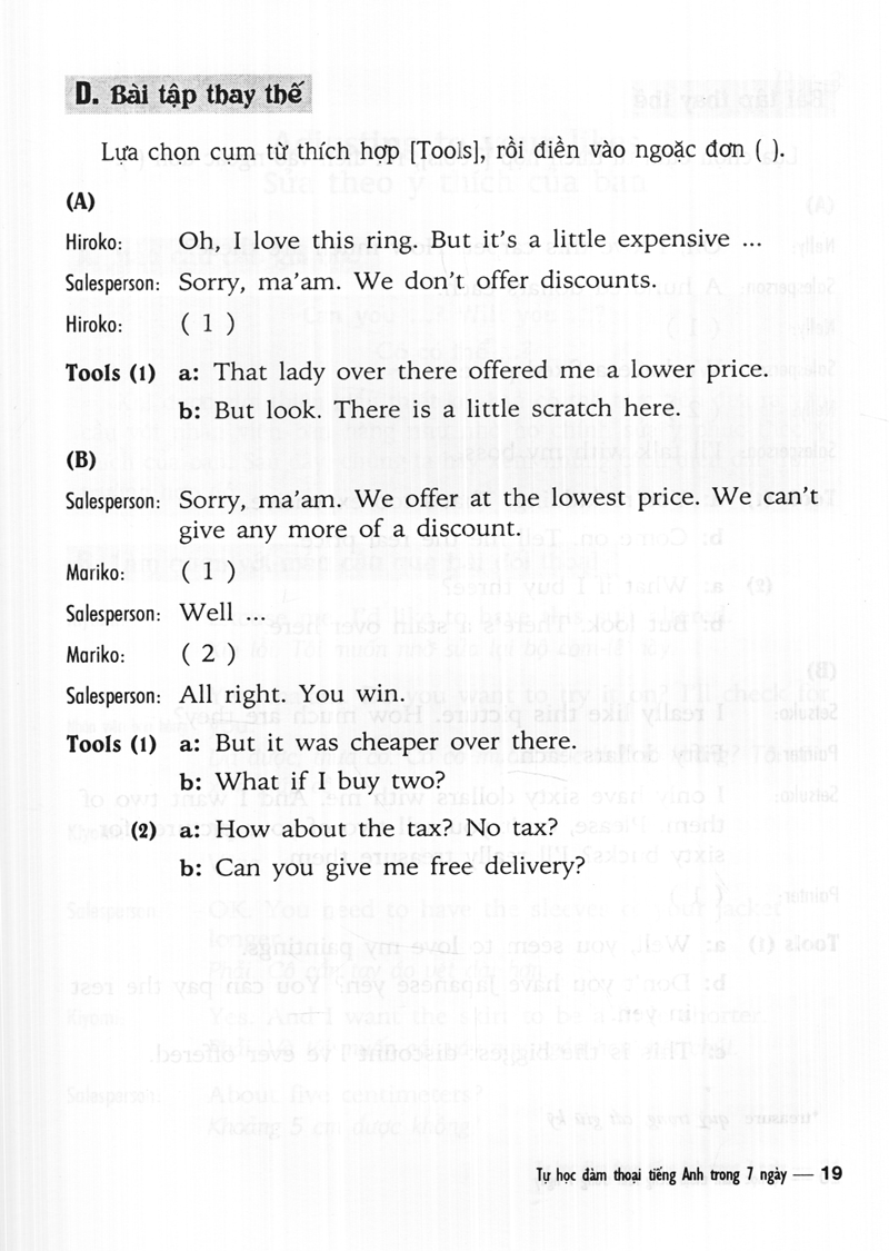 tự học đàm thoại tiếng anh trong 7 ngày (kèm cd)