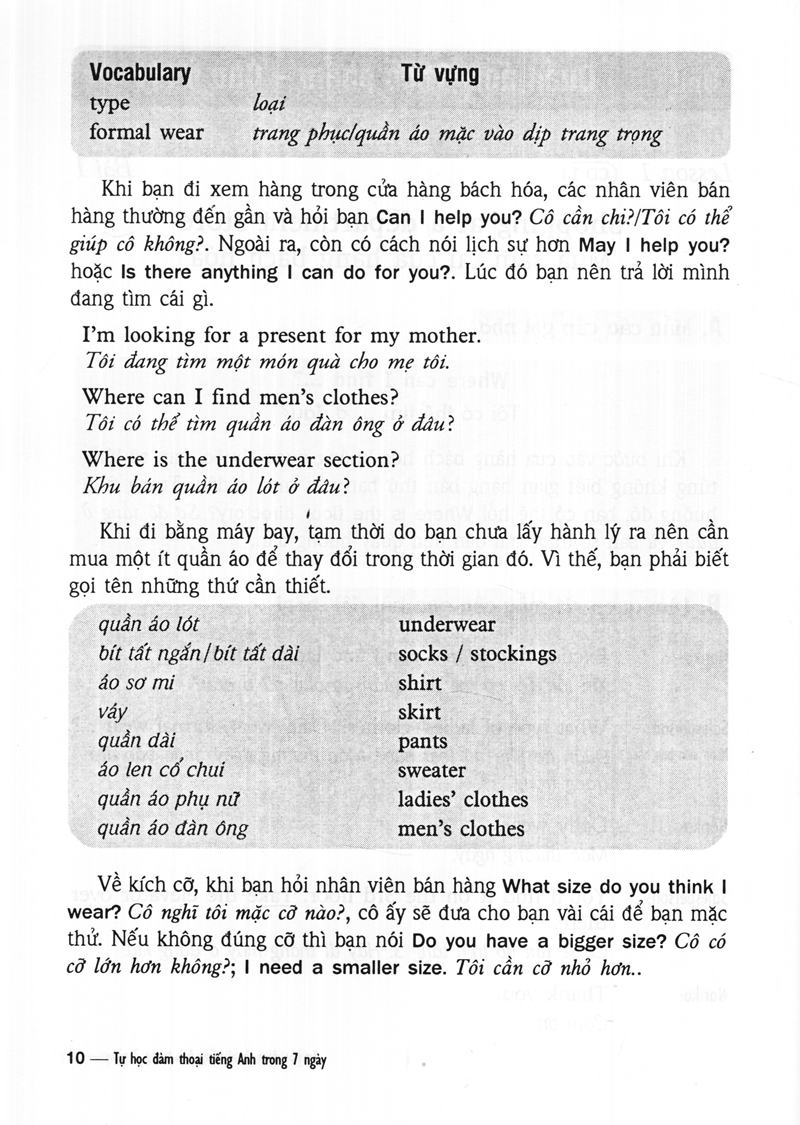 tự học đàm thoại tiếng anh trong 7 ngày (kèm cd)