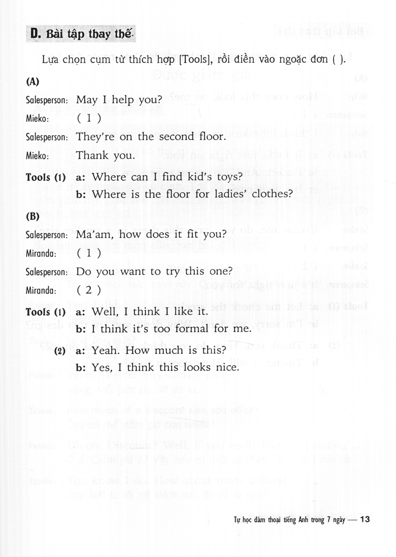 tự học đàm thoại tiếng anh trong 7 ngày (kèm cd)