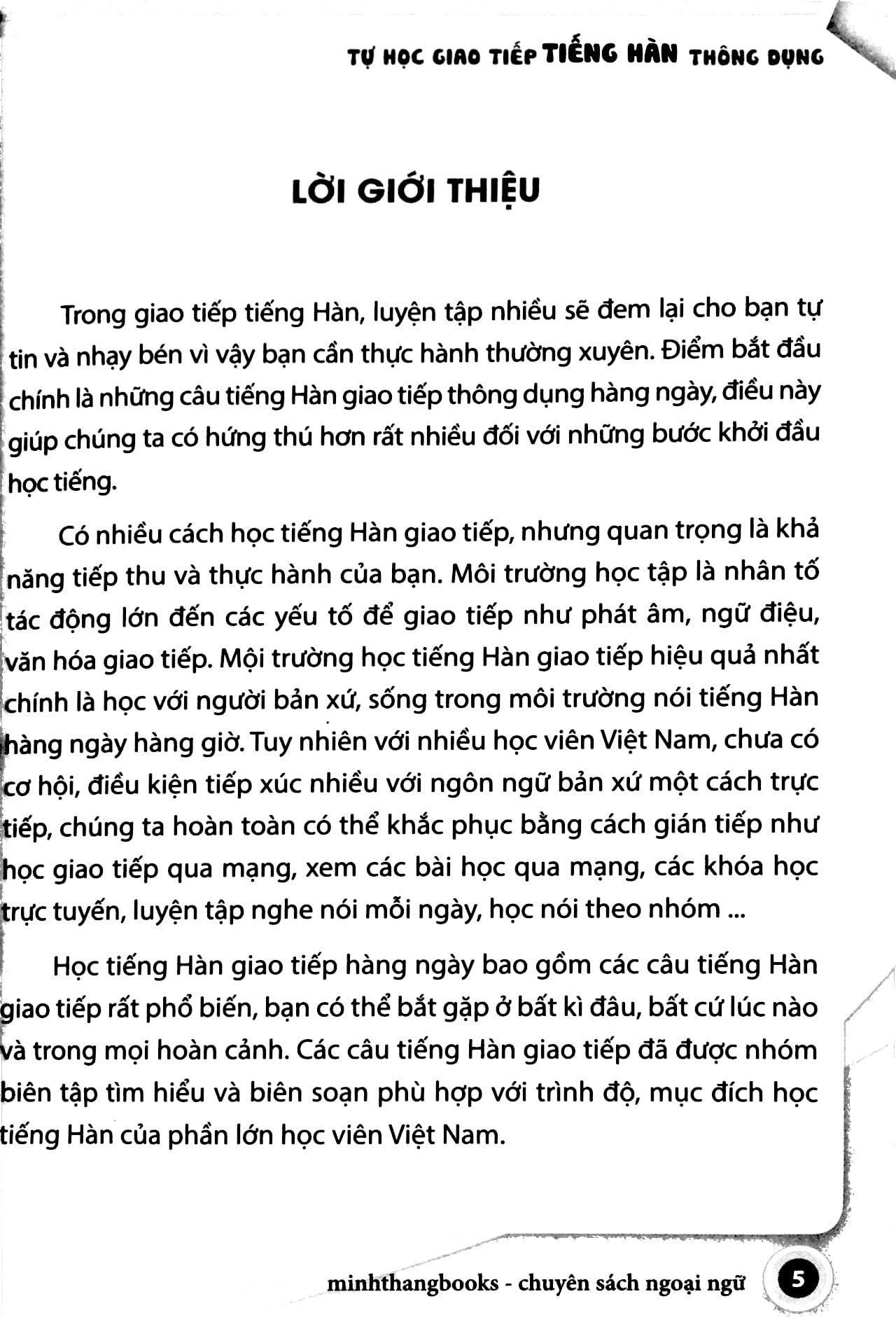 tự học giao tiếp tiếng hàn thông dụng (tái bản 2023)
