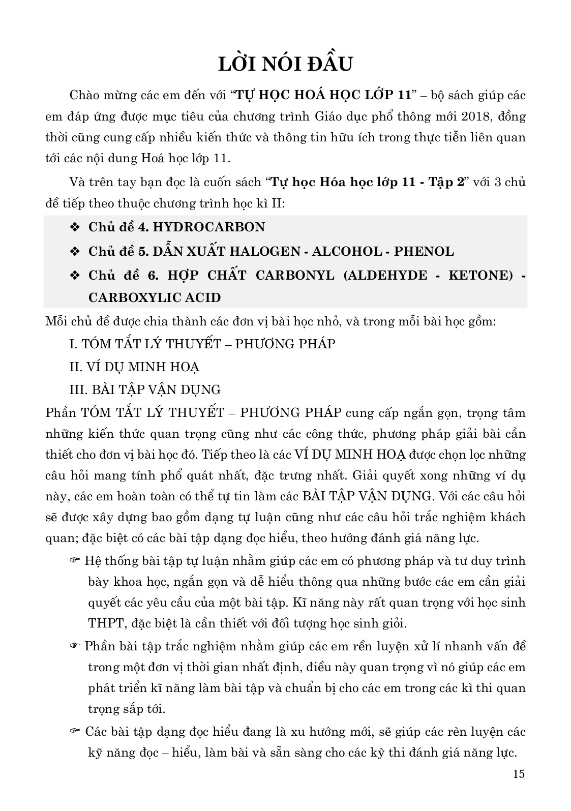 tự học hóa học lớp 11 - tập 2