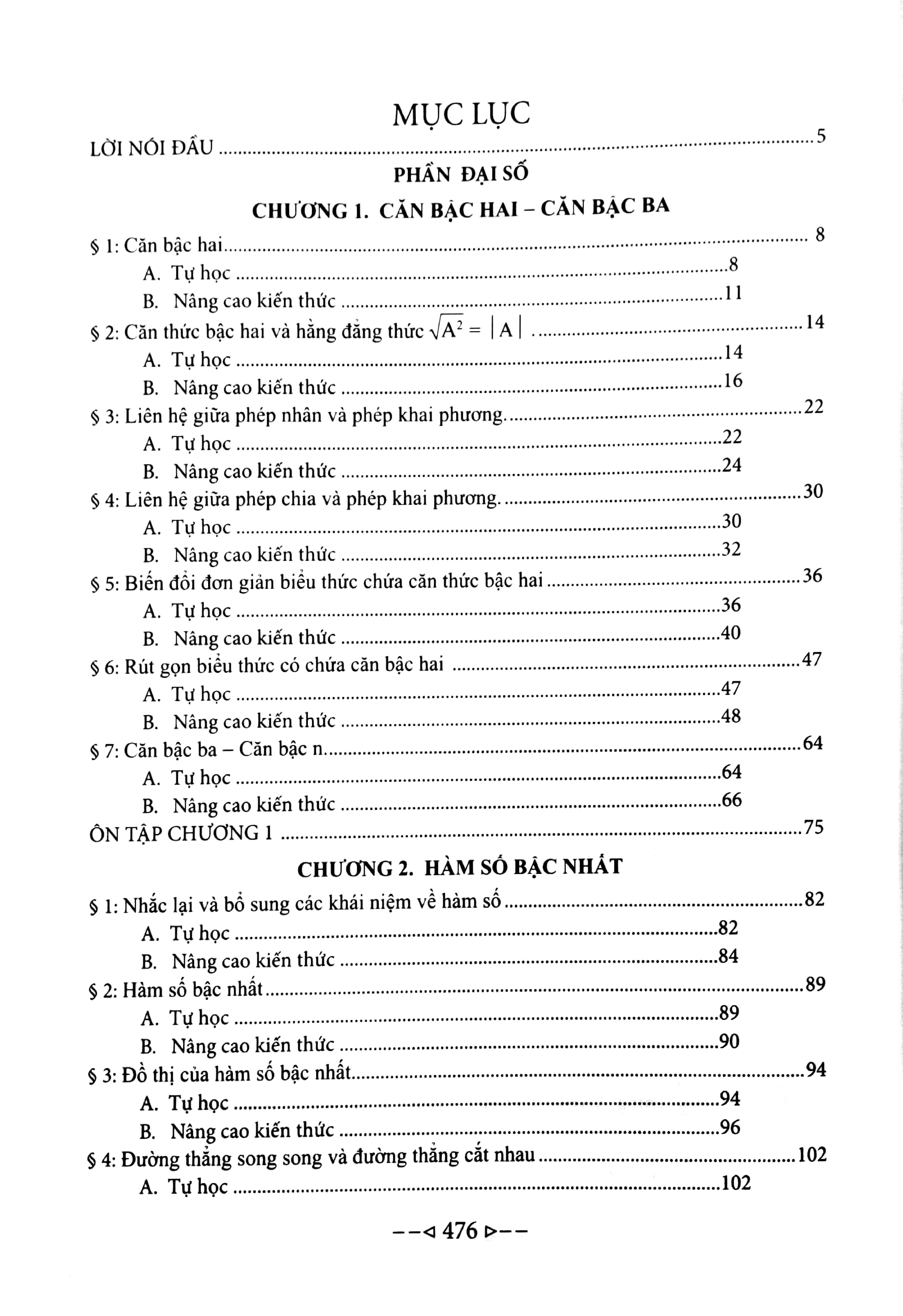 tự học nâng cao kiến thức toán 9 (tái bản 2022)
