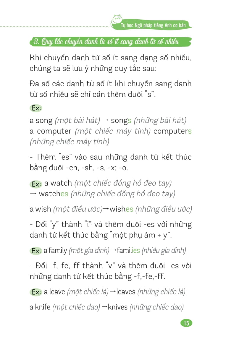 tự học ngữ pháp tiếng anh cơ bản