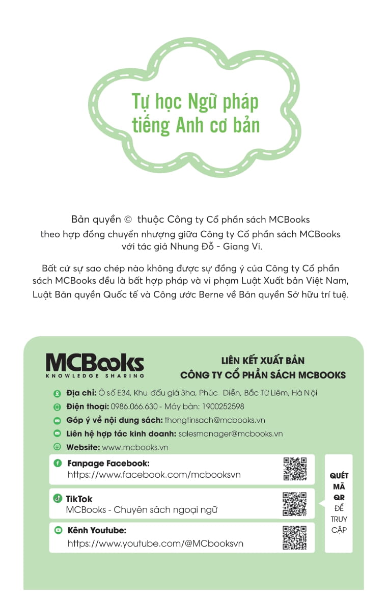 tự học ngữ pháp tiếng anh cơ bản