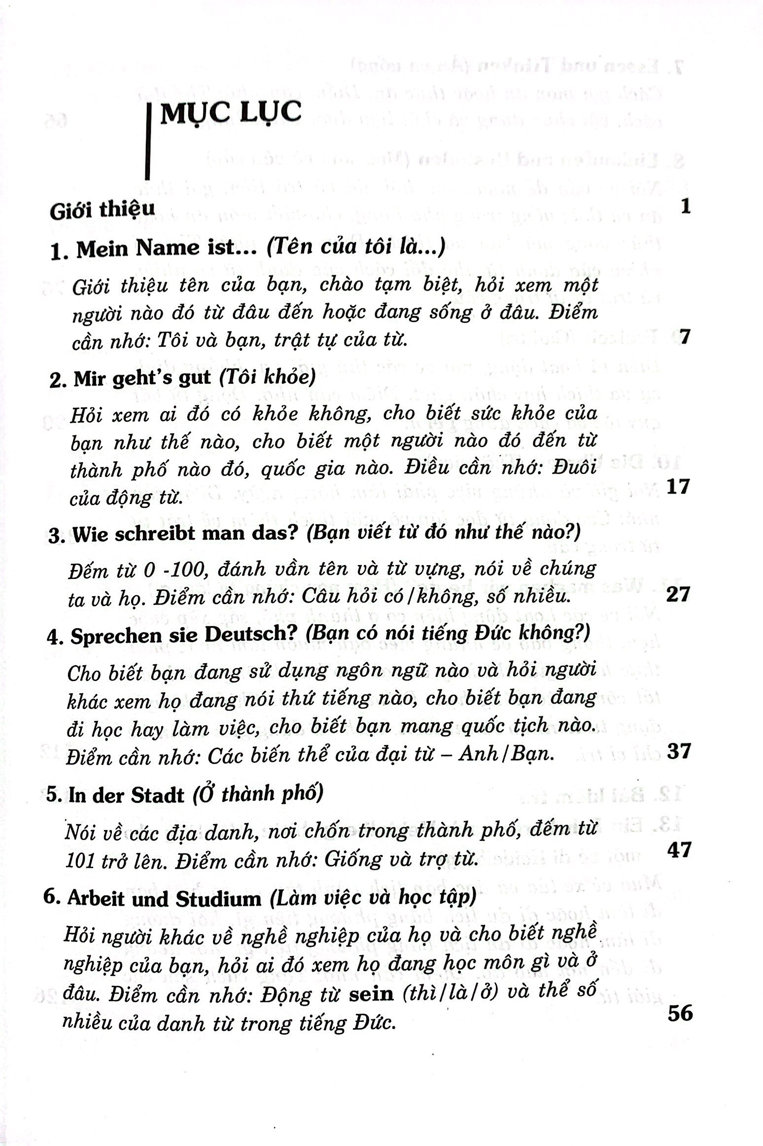 tự học tiếng đức cho người mới bắt đầu