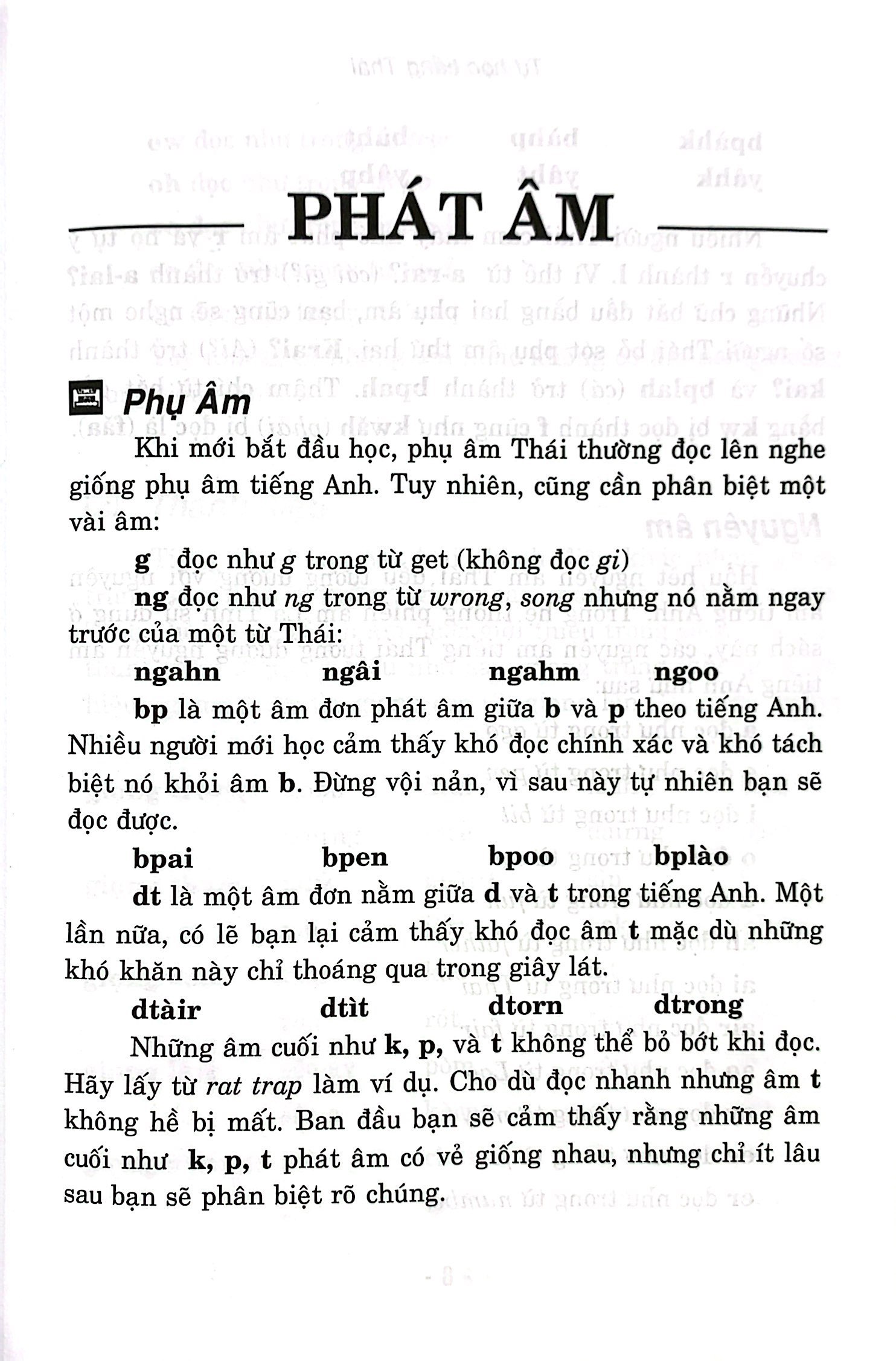tự học tiếng thái cho người mới bắt đầu