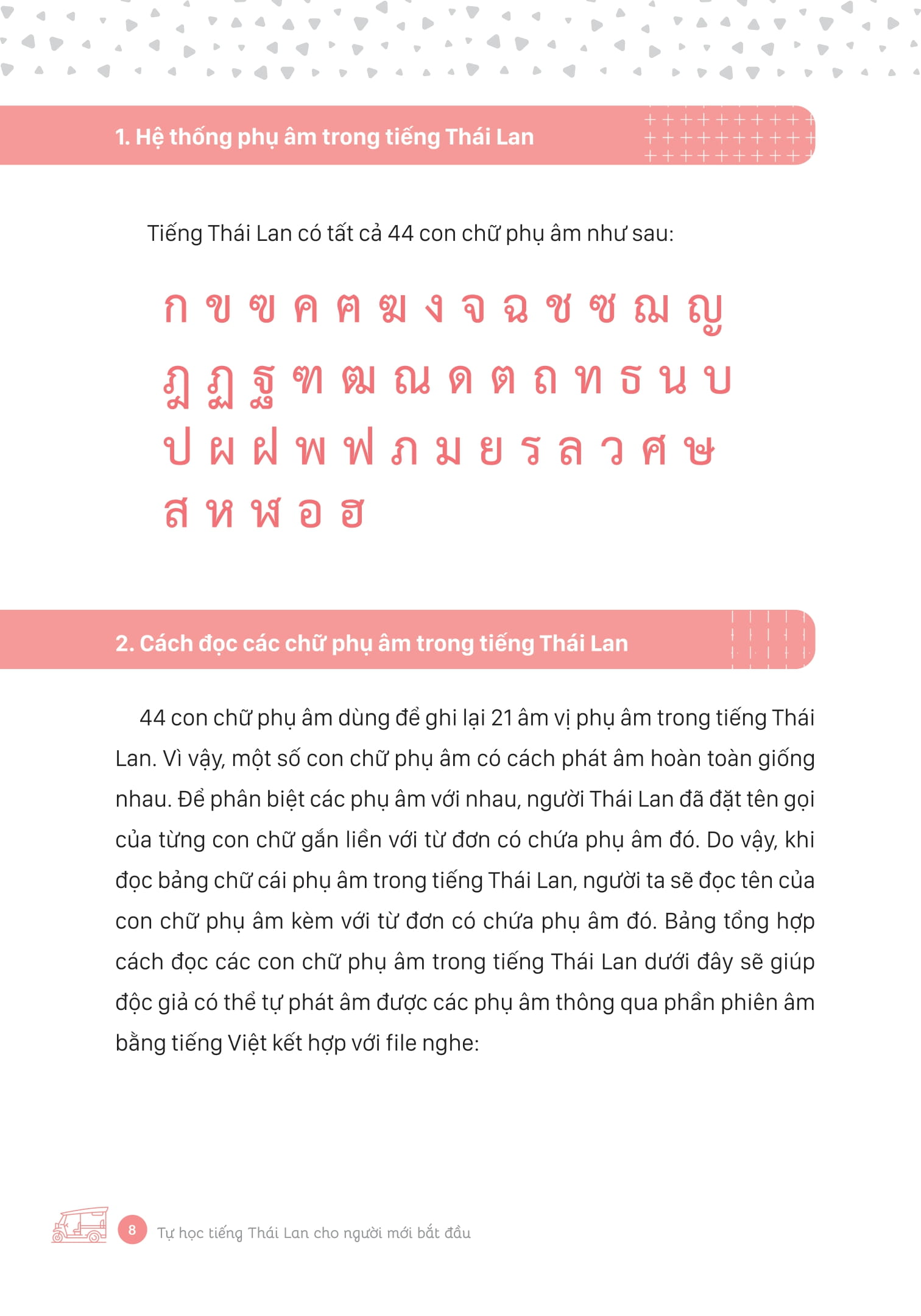 tự học tiếng thái lan cho người mới bắt đầu