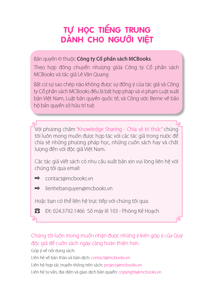 tự học tiếng trung dành cho người việt (tái bản 2023)