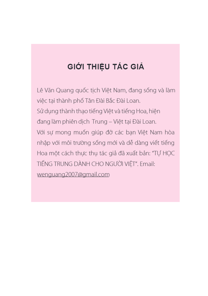 tự học tiếng trung dành cho người việt (tái bản 2023)