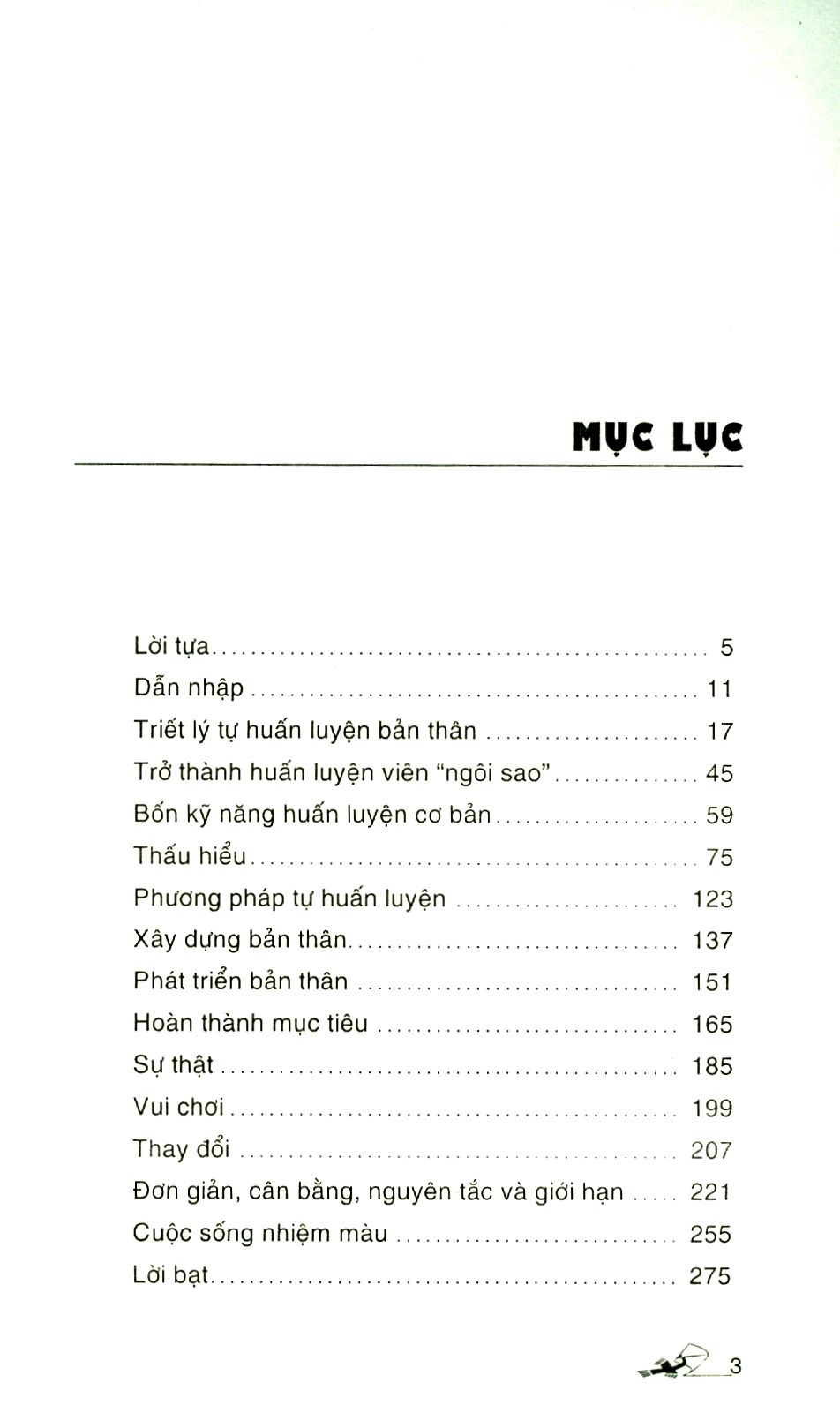 tự huấn luyện chính mình