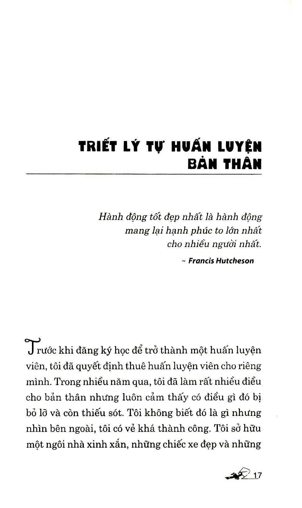 tự huấn luyện chính mình