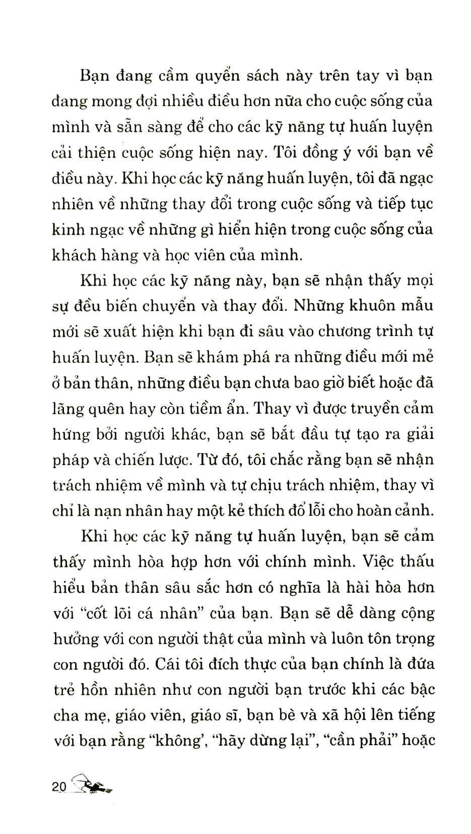 tự huấn luyện chính mình