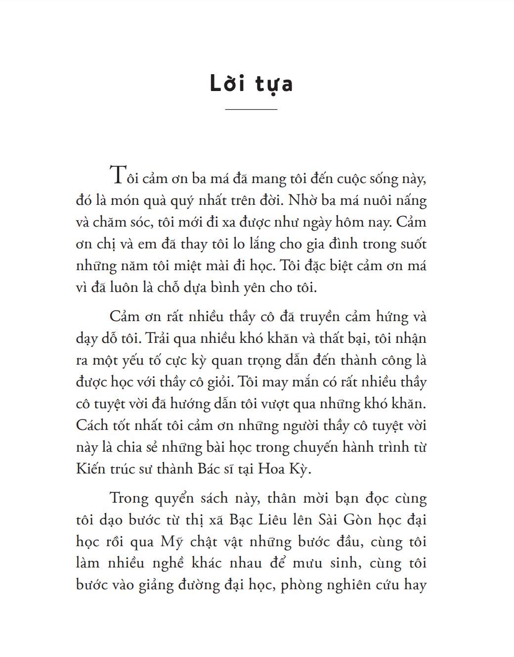 từ kiến trúc sư thành bác sĩ tại hoa kỳ - dám chọn lựa, dám thành công (tái bản 2023)