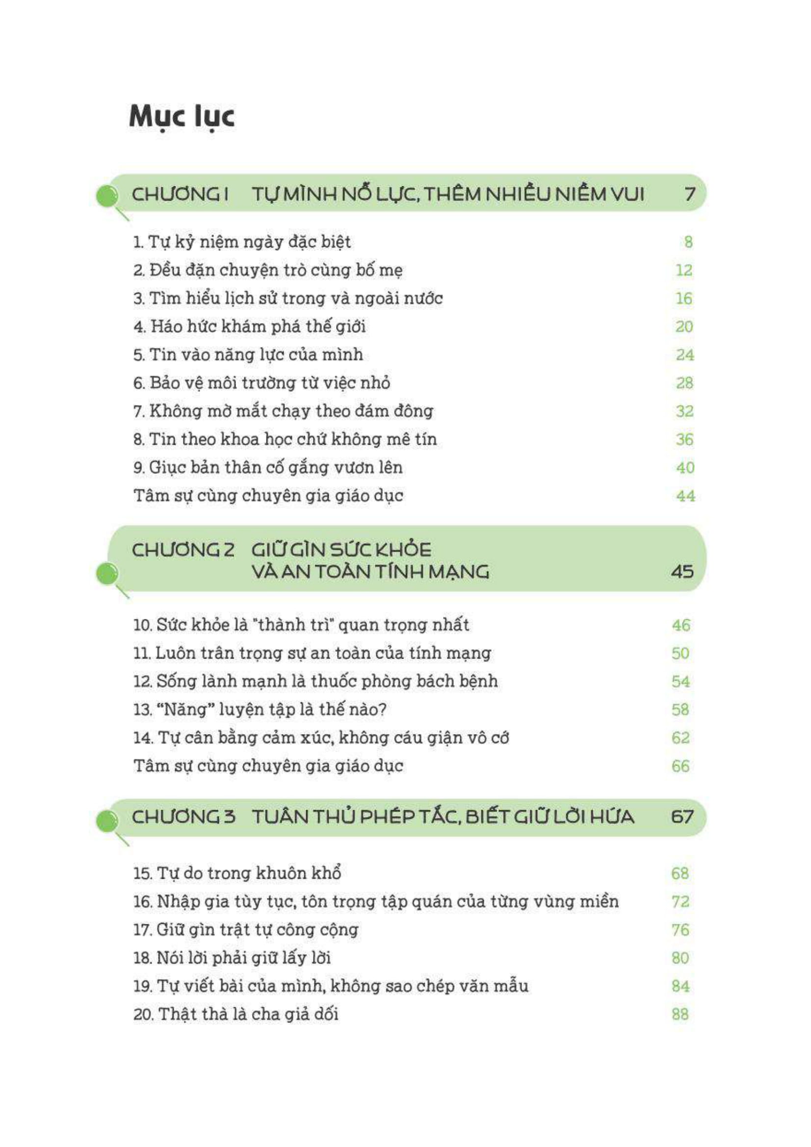 tự lập từ tiểu học - chăm sóc bản thân