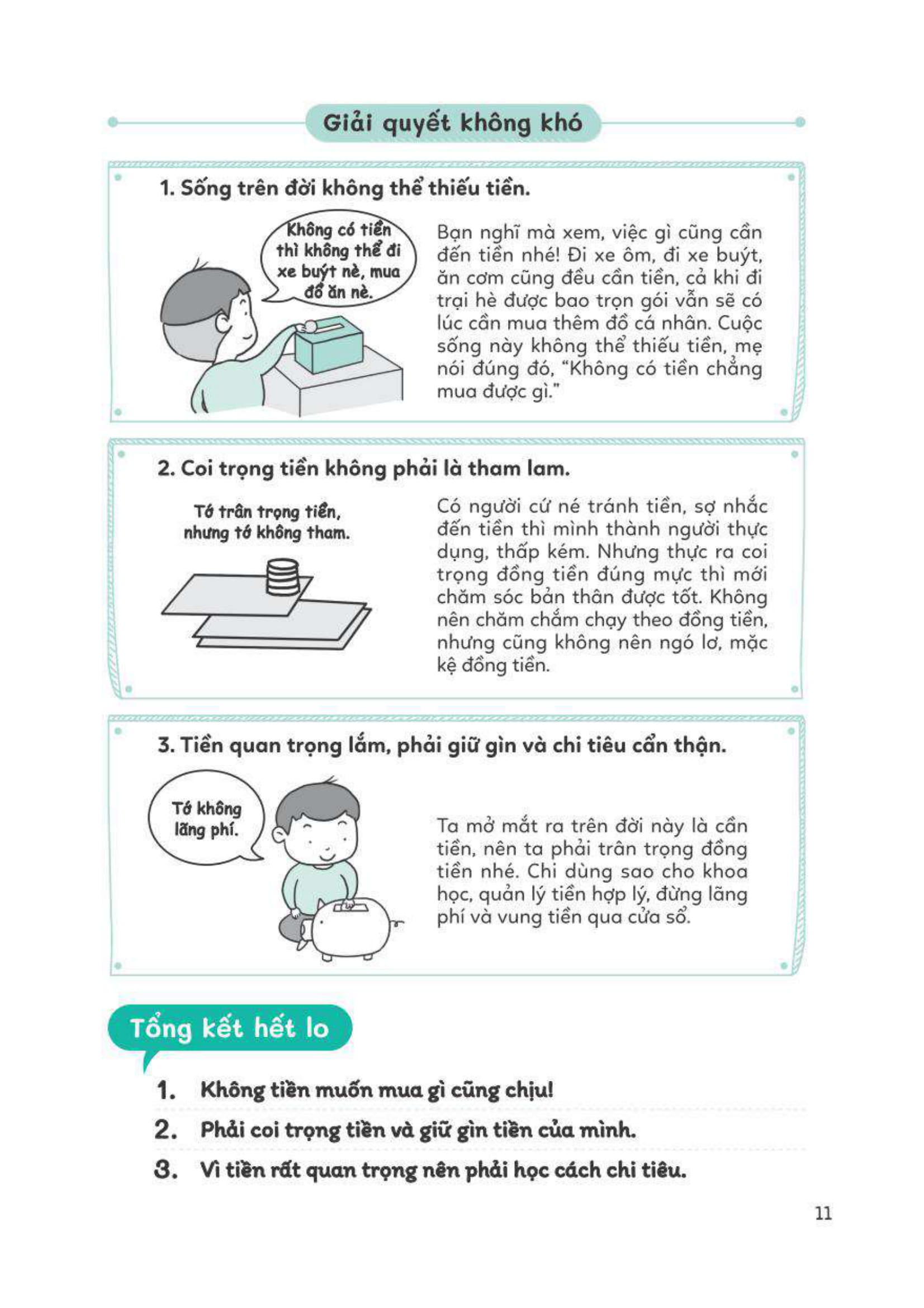 tự lập từ tiểu học - dùng tiền hợp lý