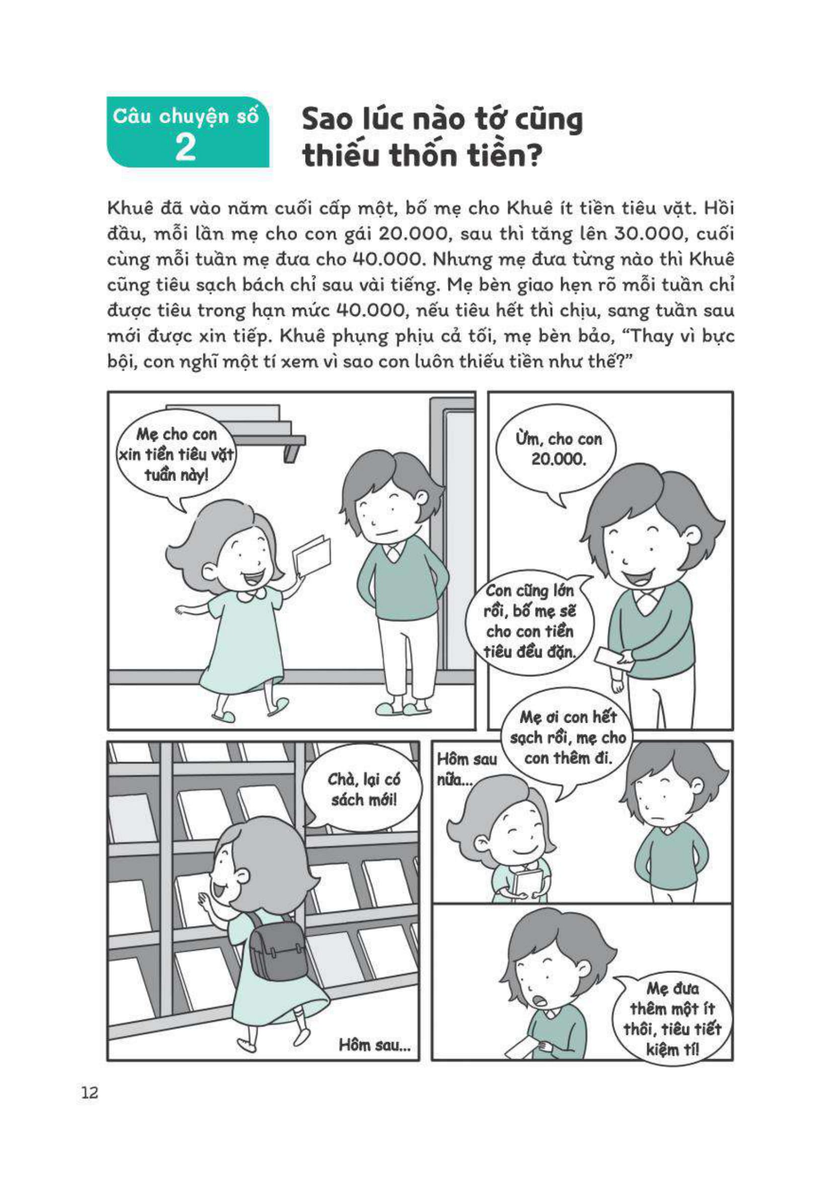 tự lập từ tiểu học - dùng tiền hợp lý