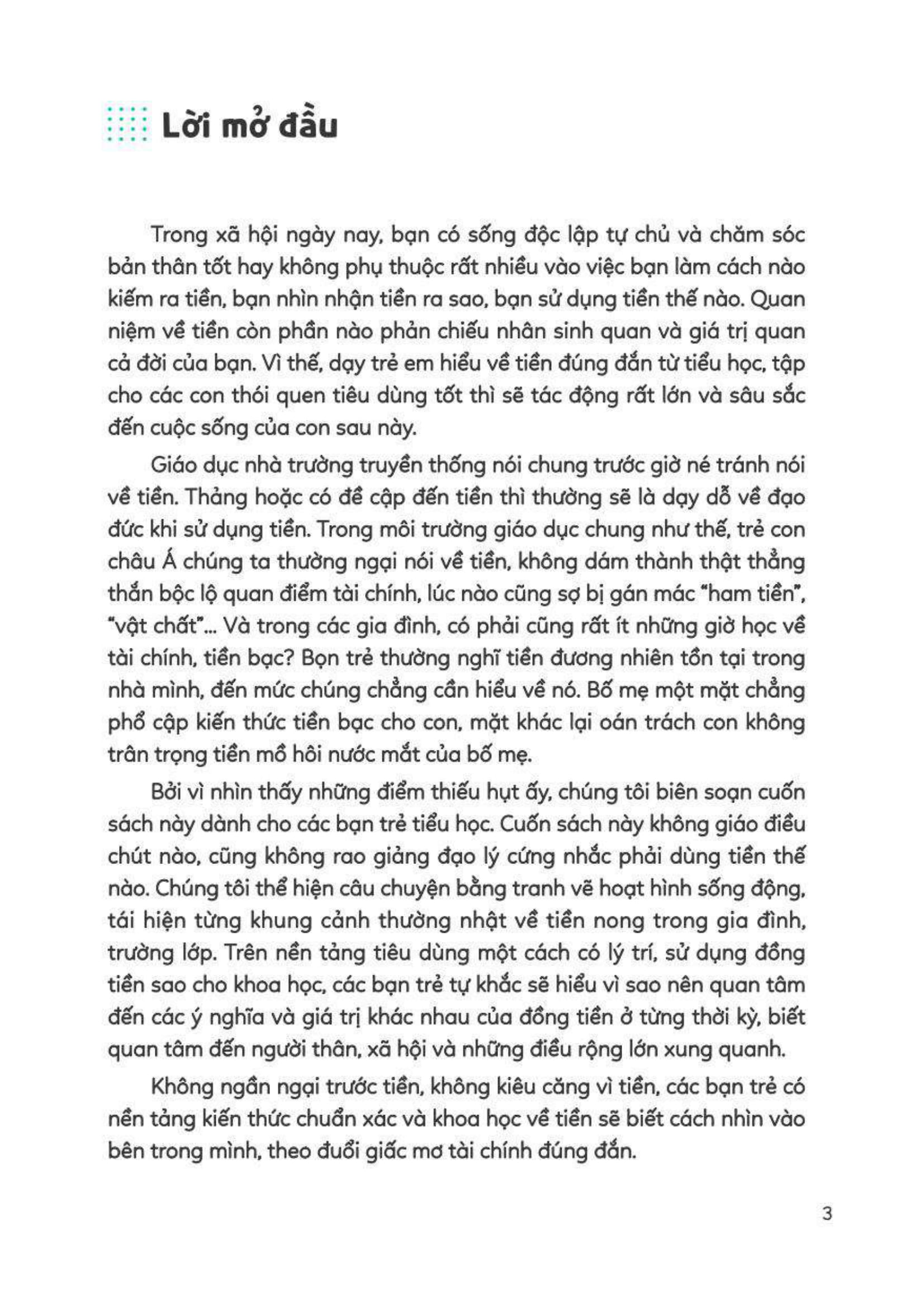 tự lập từ tiểu học - dùng tiền hợp lý