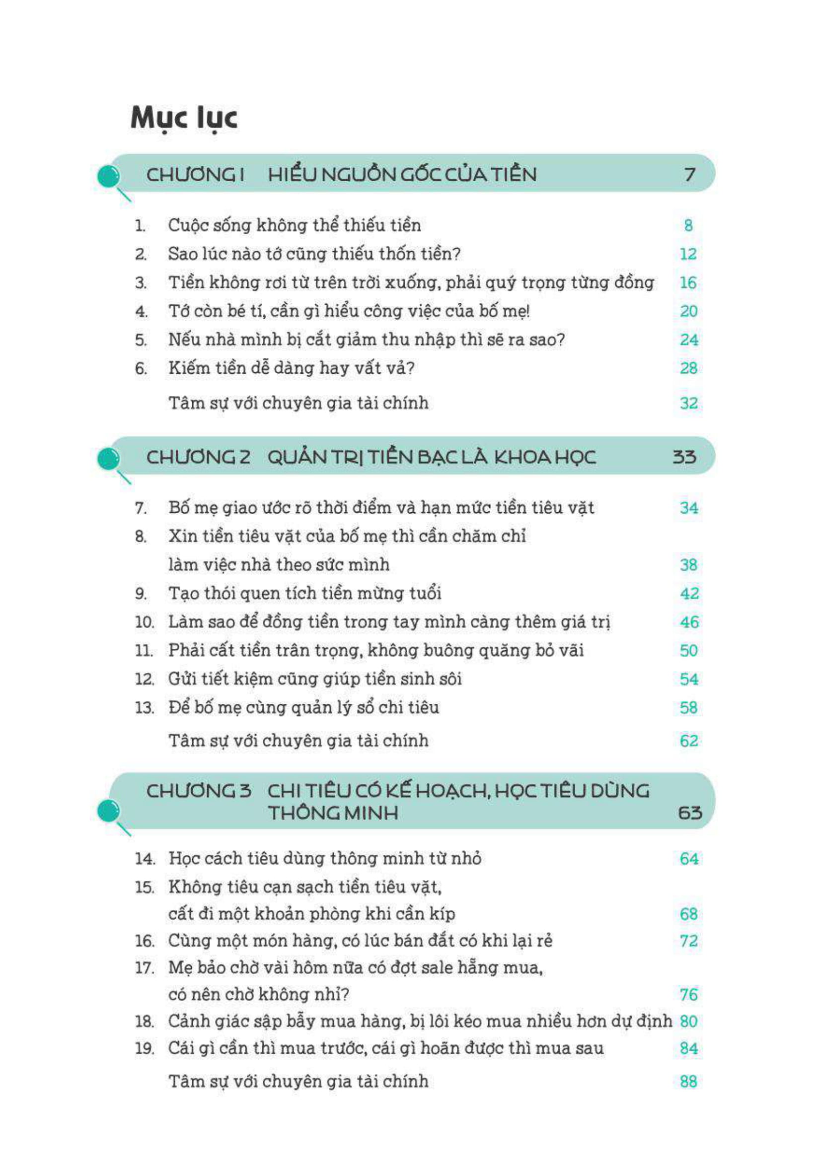 tự lập từ tiểu học - dùng tiền hợp lý