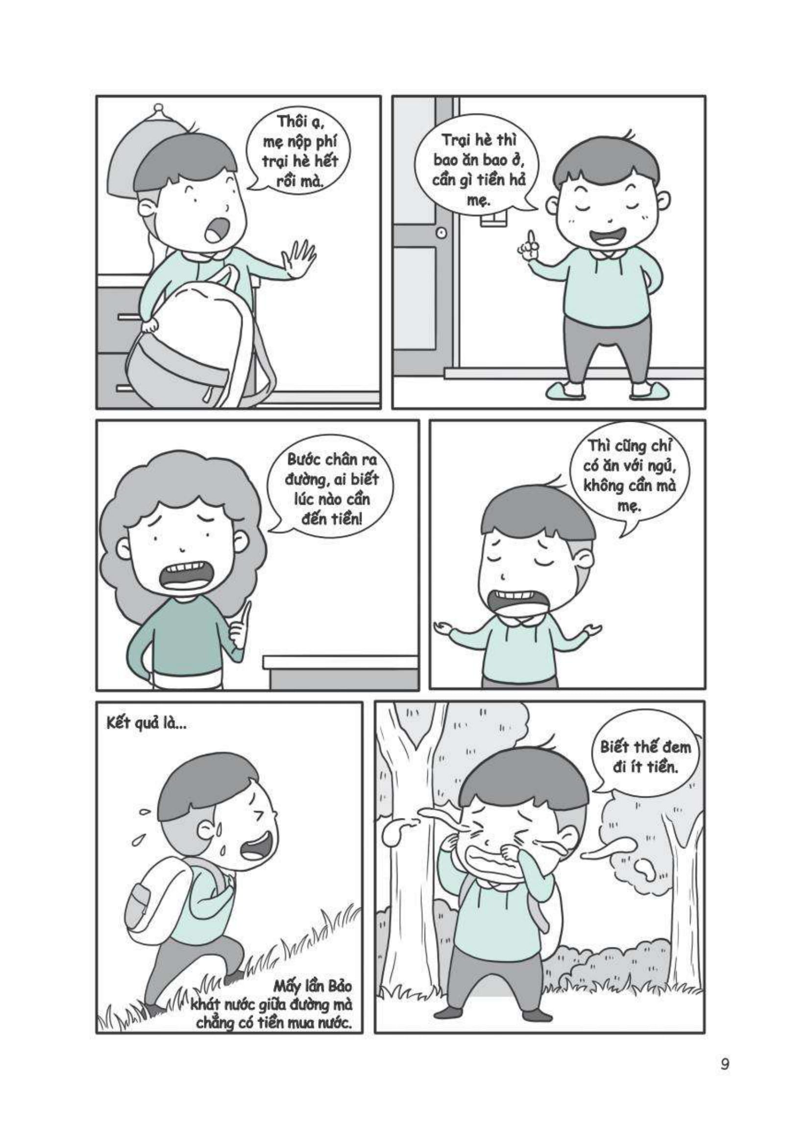 tự lập từ tiểu học - dùng tiền hợp lý