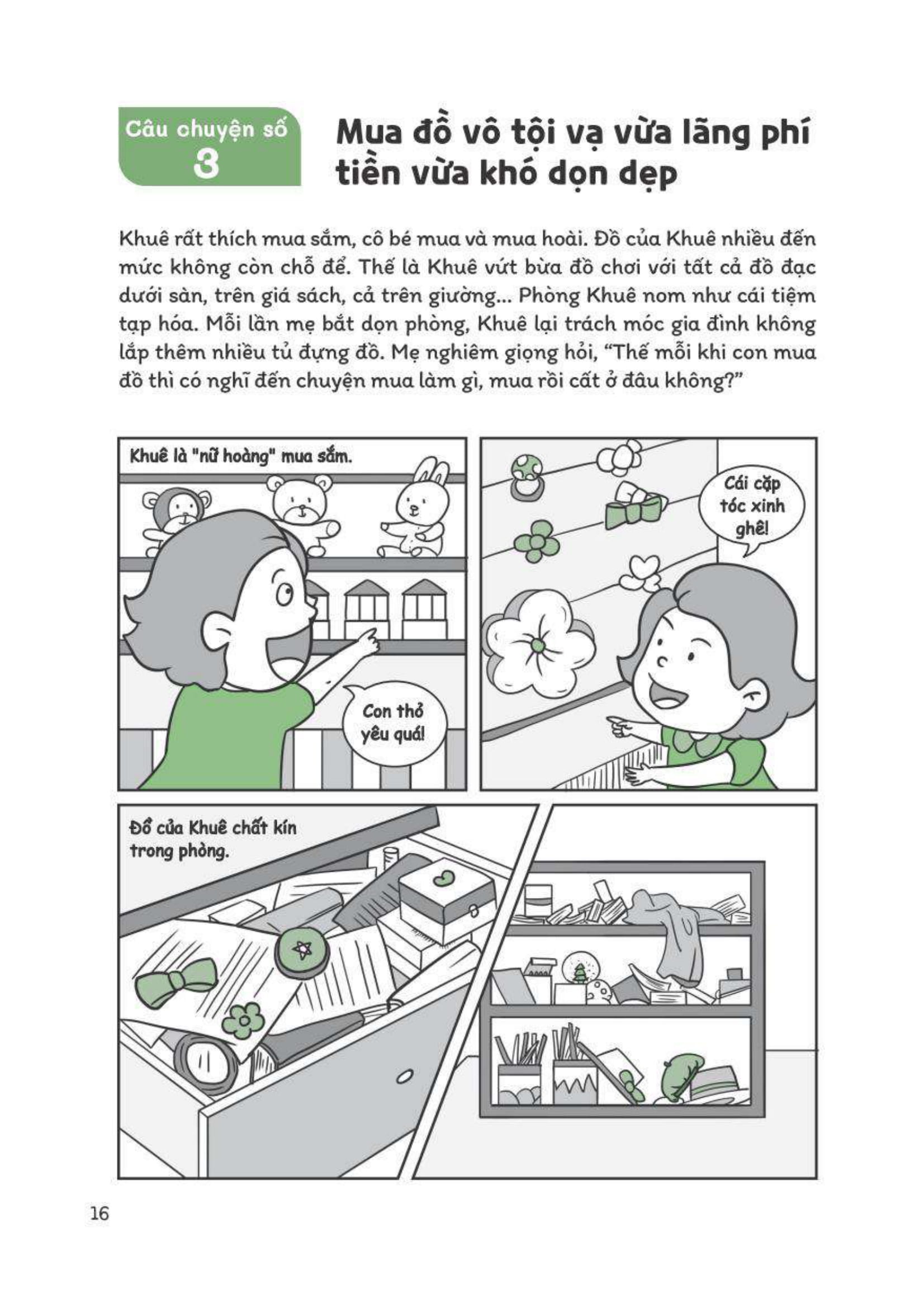 tự lập từ tiểu học - ngăn nắp gọn gàng