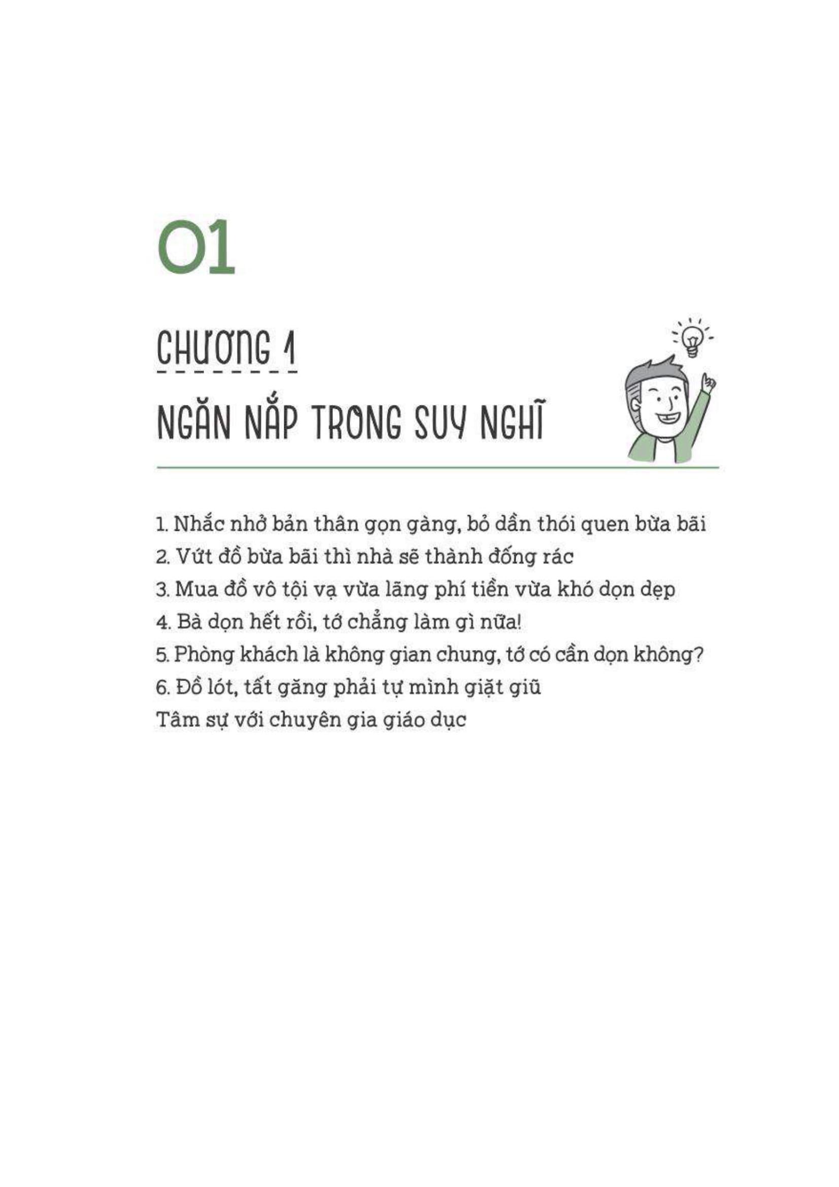 tự lập từ tiểu học - ngăn nắp gọn gàng