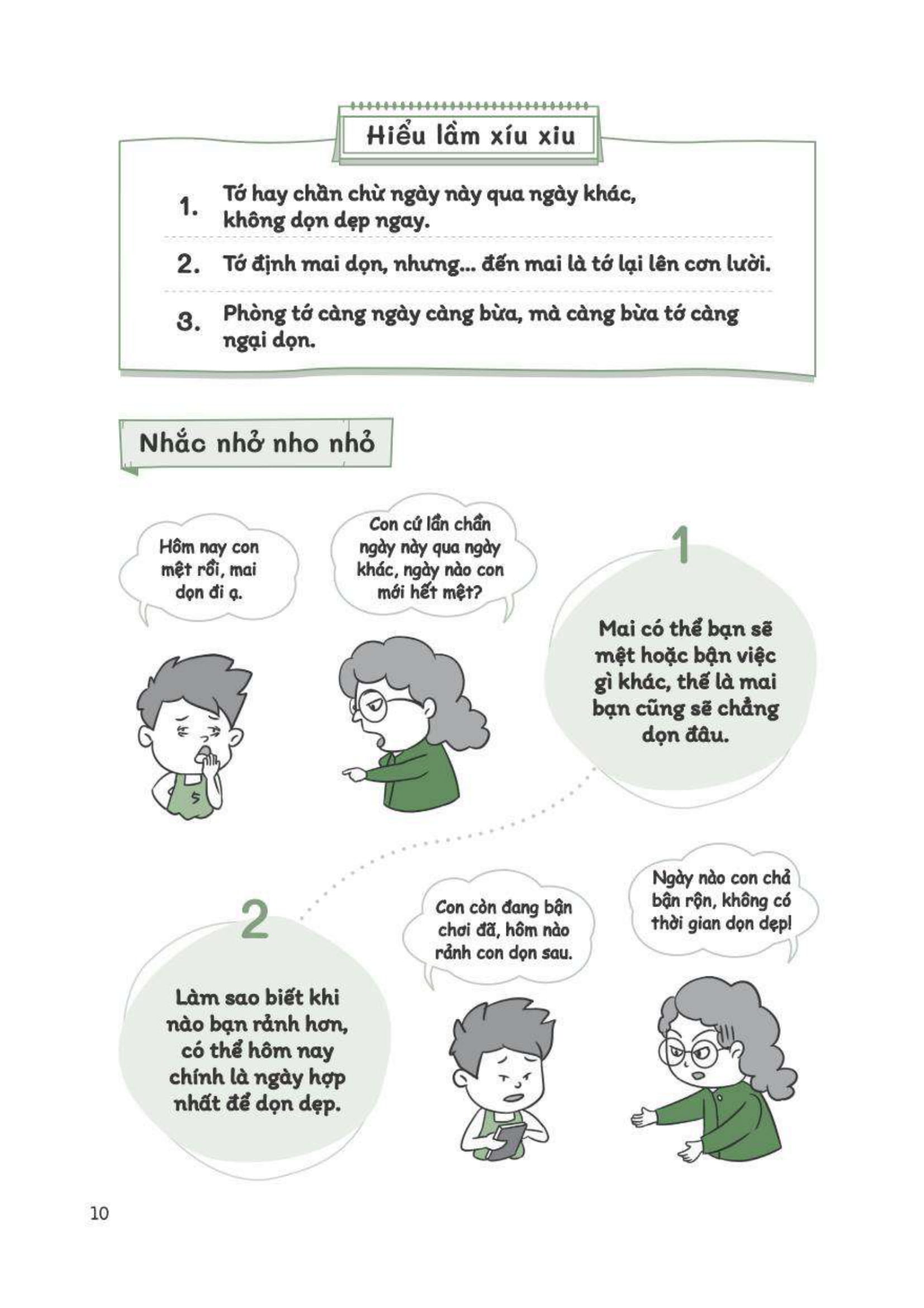 tự lập từ tiểu học - ngăn nắp gọn gàng