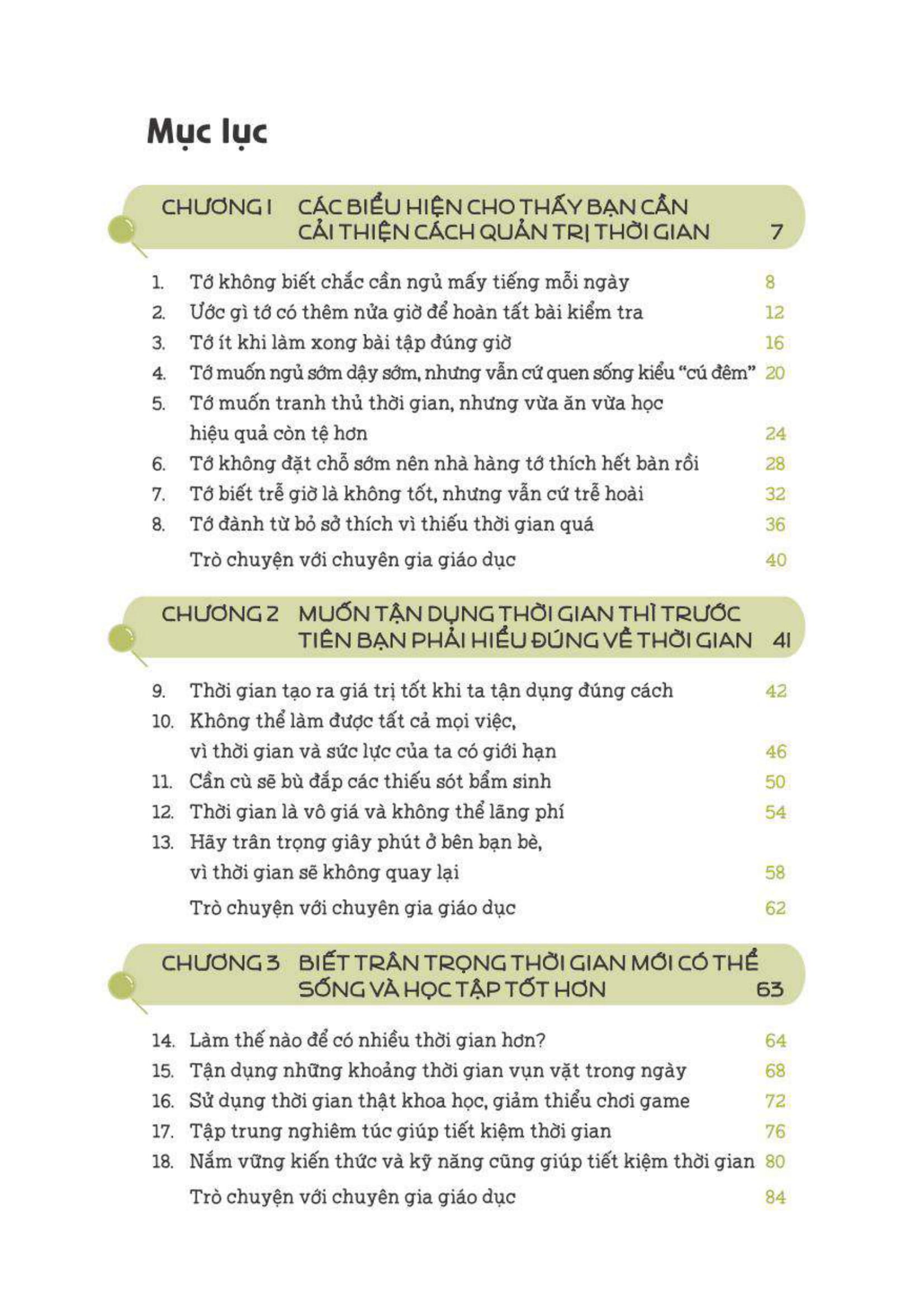 tự lập từ tiểu học - quản trị thời gian