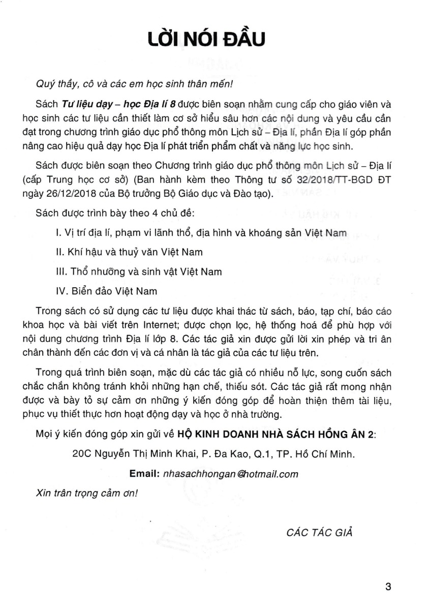 tư liệu dạy-học địa lí 8 (dùng chung cho các bộ sgk hiện hành)