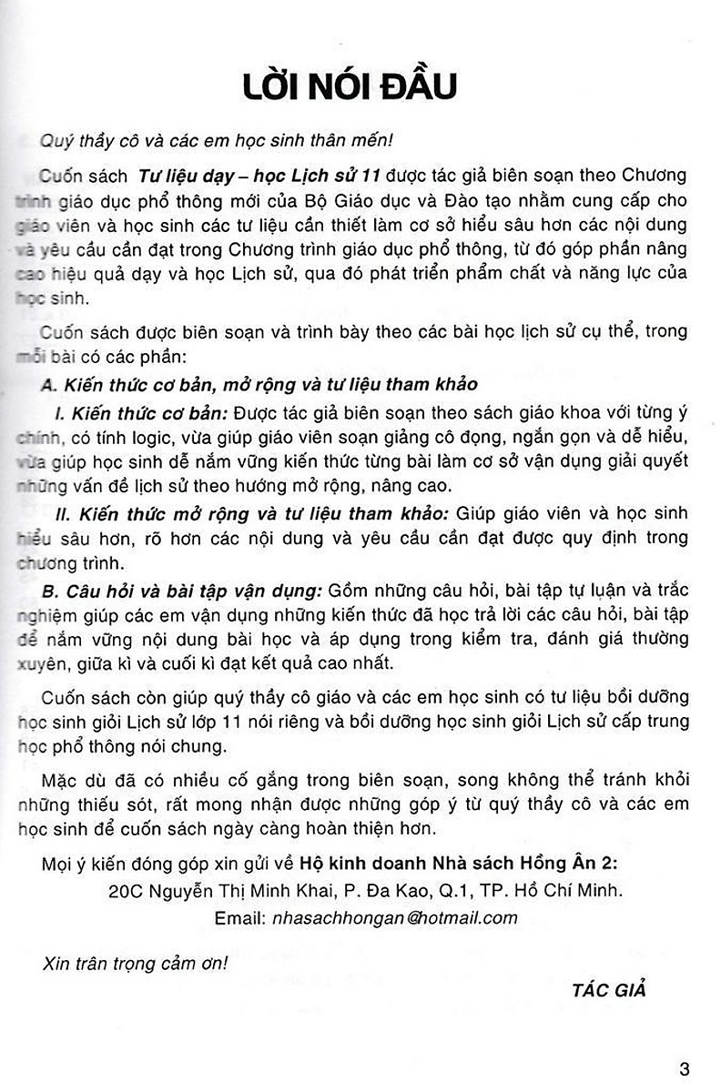 tư liệu dạy - học lịch sử 11 (dùng chung cho các bộ sgk hiện hành)